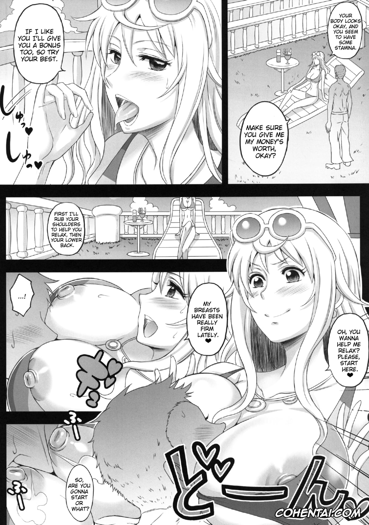 One Piece porno, Nami porno, Rakuen Onna Kaizoku 4 (One Piece), pagina 5