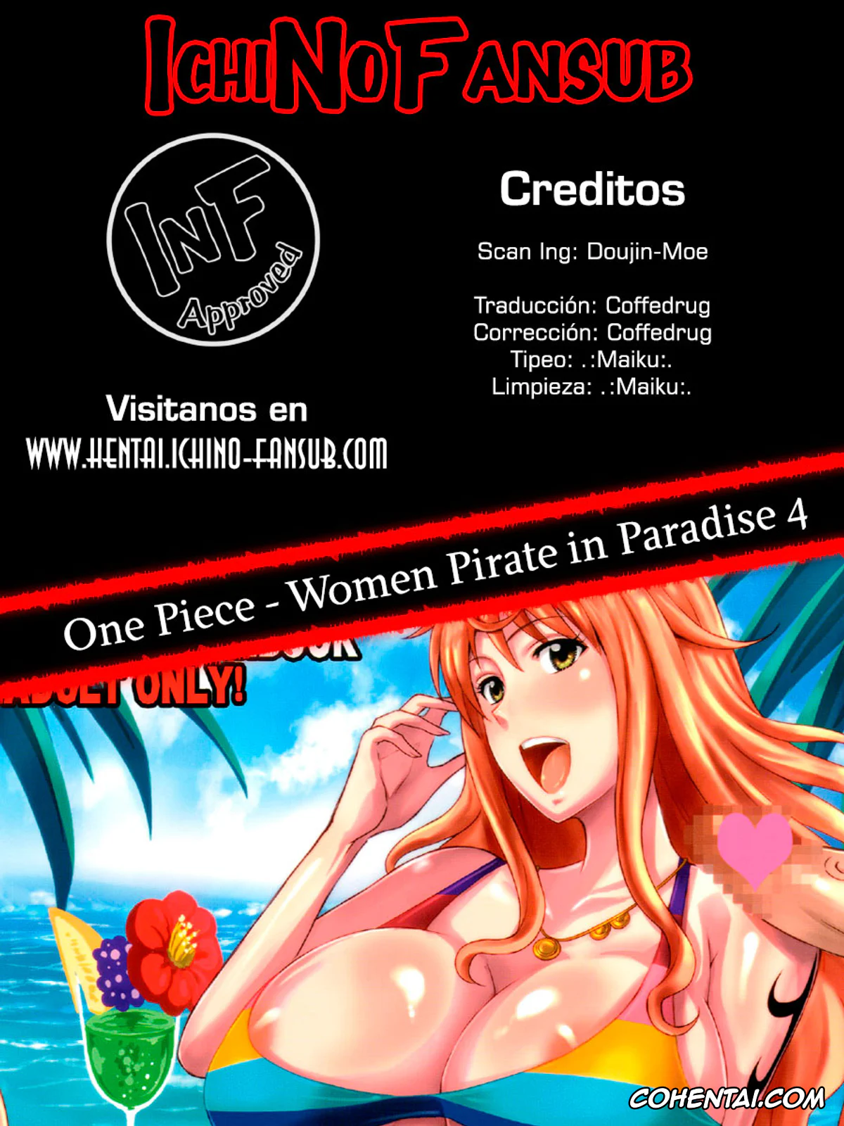 One Piece hentai, Nami hentai, Rakuen Onna Kaizoku 4 | Woman Pirate in Paradise 4 (One Piece), pagina 27