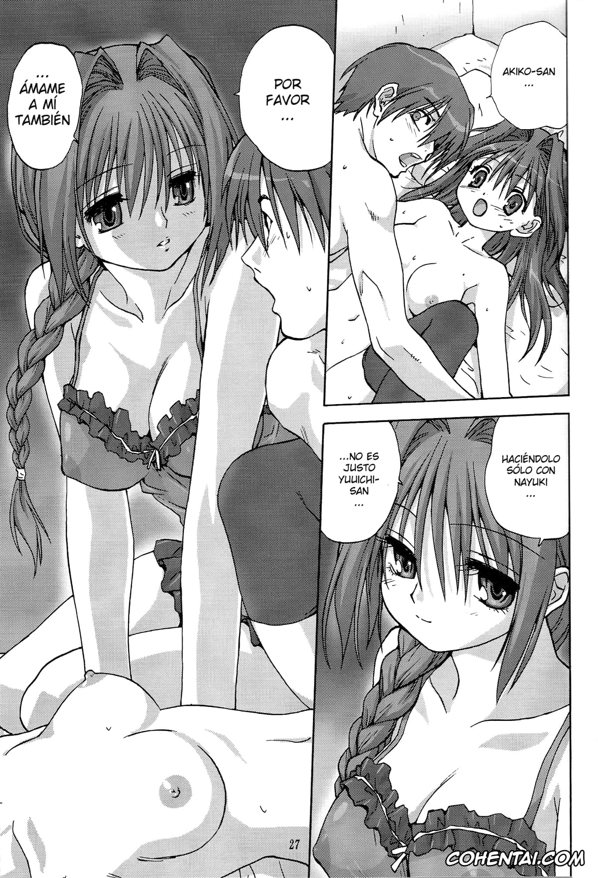 Kanon porno, Akiko Minase porno, Nayuki Minase porno, Yuuichi Aizawa porno, Sweet Jam -Kanzen ban- (Kanon), pagina 26