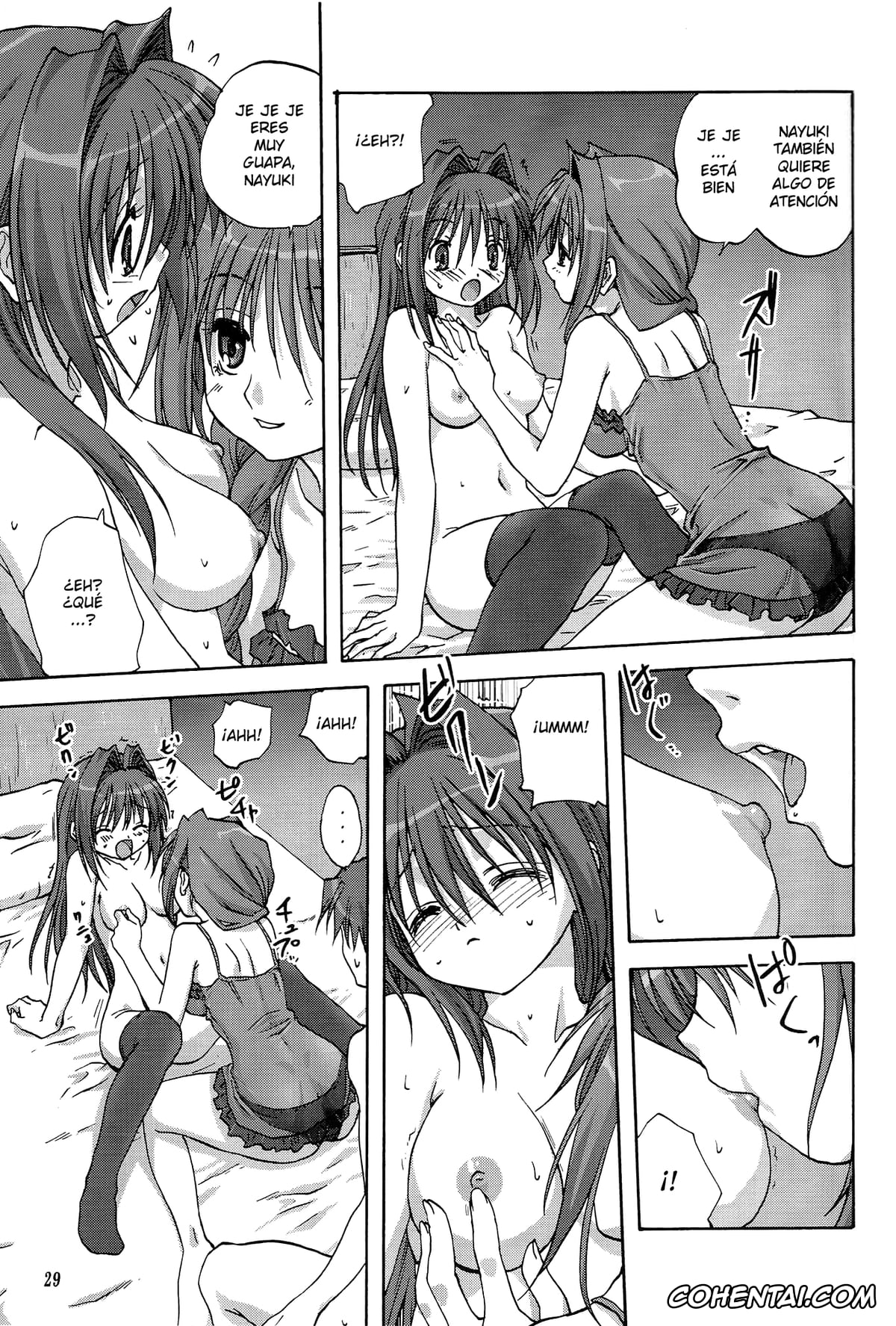 Kanon xxx, Akiko Minase xxx, Nayuki Minase xxx, Yuuichi Aizawa xxx, Sweet Jam -Kanzen ban- (Kanon), pagina 28