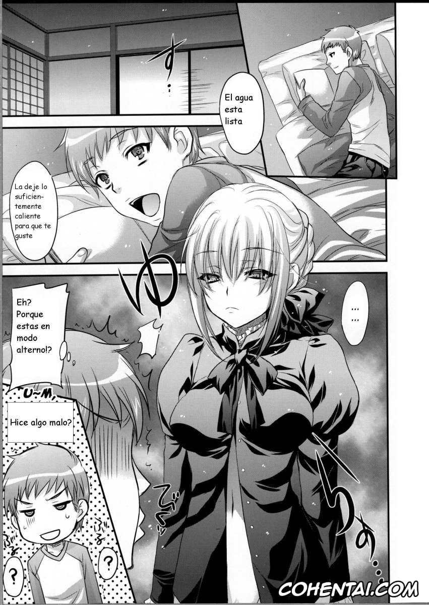 Fate/stay night porno, Saber Alter porno, Shirou Emiya porno, GARIGARI 38 (Fate/stay night), pagina 5