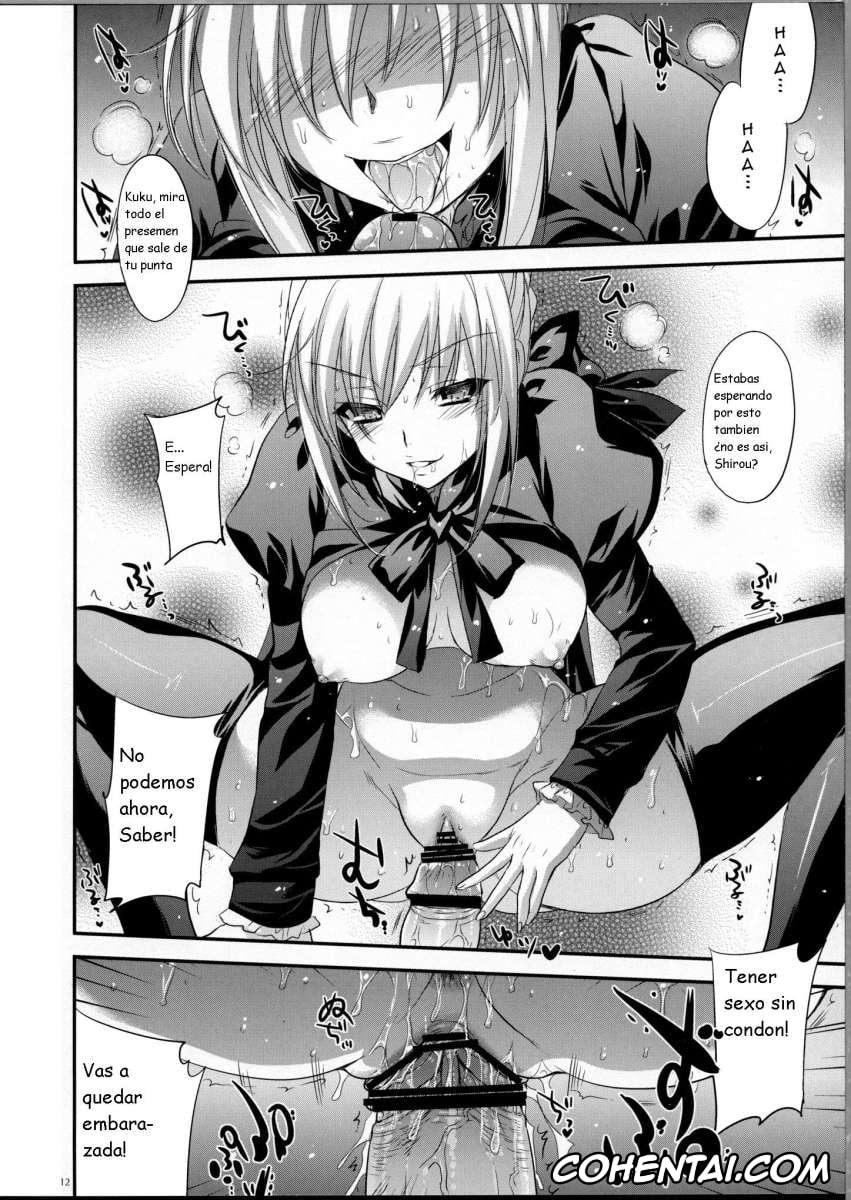 Fate/stay night xxx, Saber Alter xxx, Shirou Emiya xxx, GARIGARI 38 (Fate/stay night), pagina 10