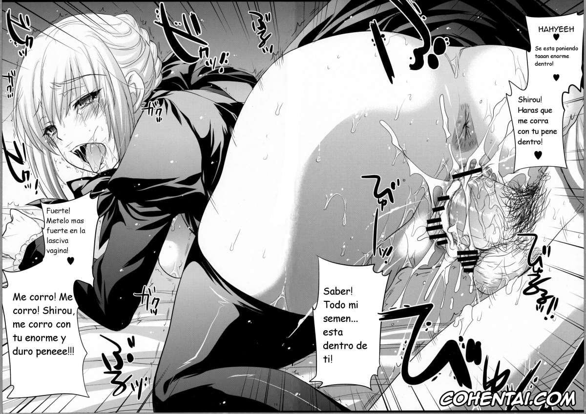 Fate/stay night xxx, Saber Alter xxx, Shirou Emiya xxx, GARIGARI 38 (Fate/stay night), pagina 16