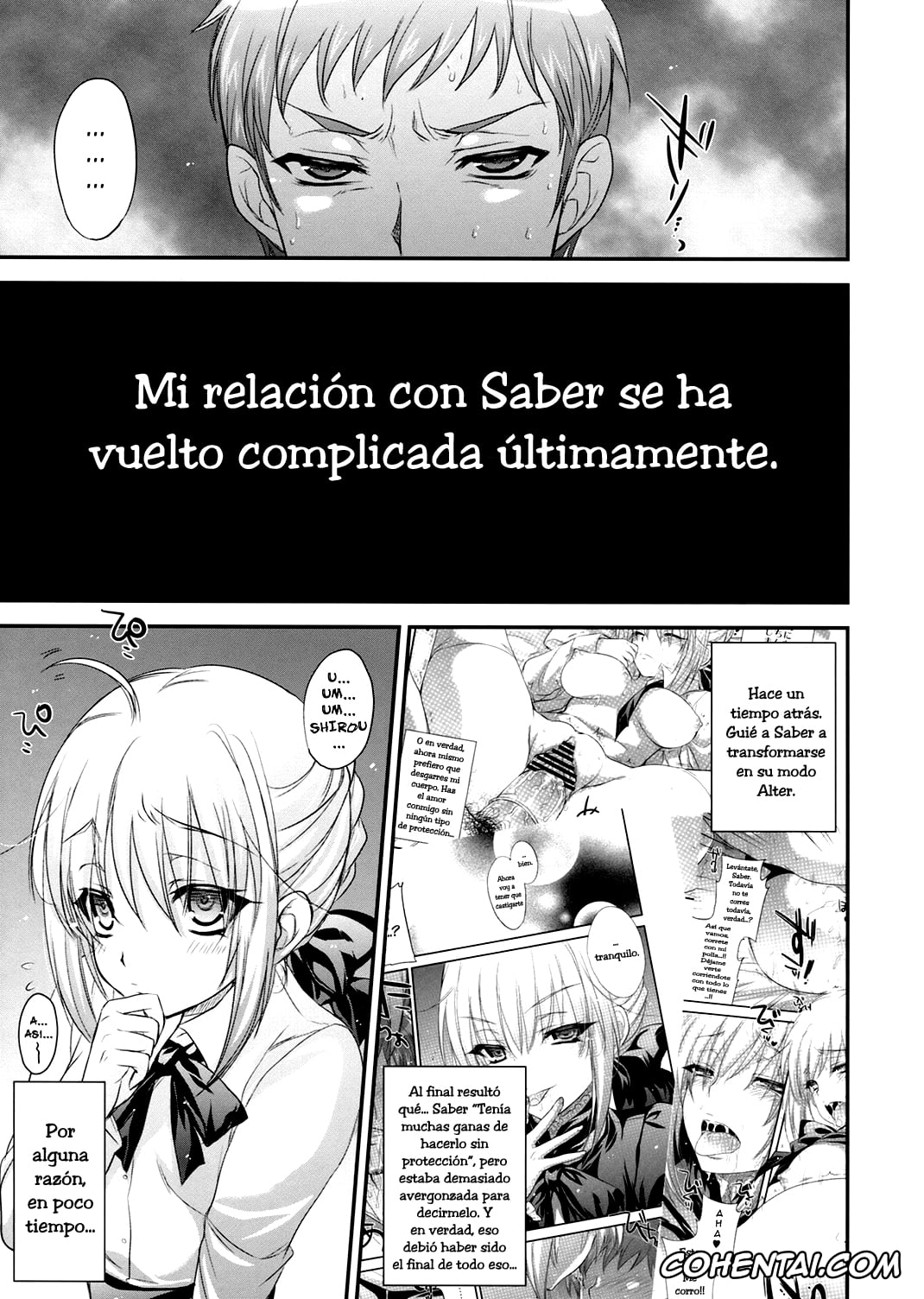 Fate/stay night porno, Saber Alter porno, Shirou Emiya porno, GARIGARI 41 (Fate/stay night), pagina 8