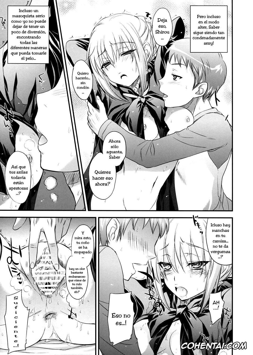 Fate/stay night xxx, Saber Alter xxx, Shirou Emiya xxx, GARIGARI 41 (Fate/stay night), pagina 10