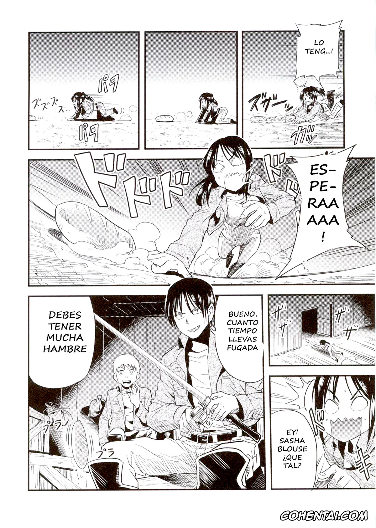 Shingeki No Kyojin | Attack On Titan hentai, Sasha Blouse hentai, Shingeki no Harapeko Musume (Shingeki no Kyojin), pagina 3