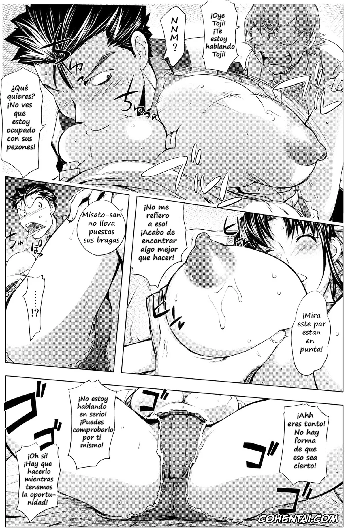 Neon Genesis Evangelion hentai, Kensuke Aida hentai, Misato Katsuragi hentai, Shinji Ikari hentai, Touji Suzuhara hentai, The Prank Night (Neon Genesis Evangelion), pagina 18