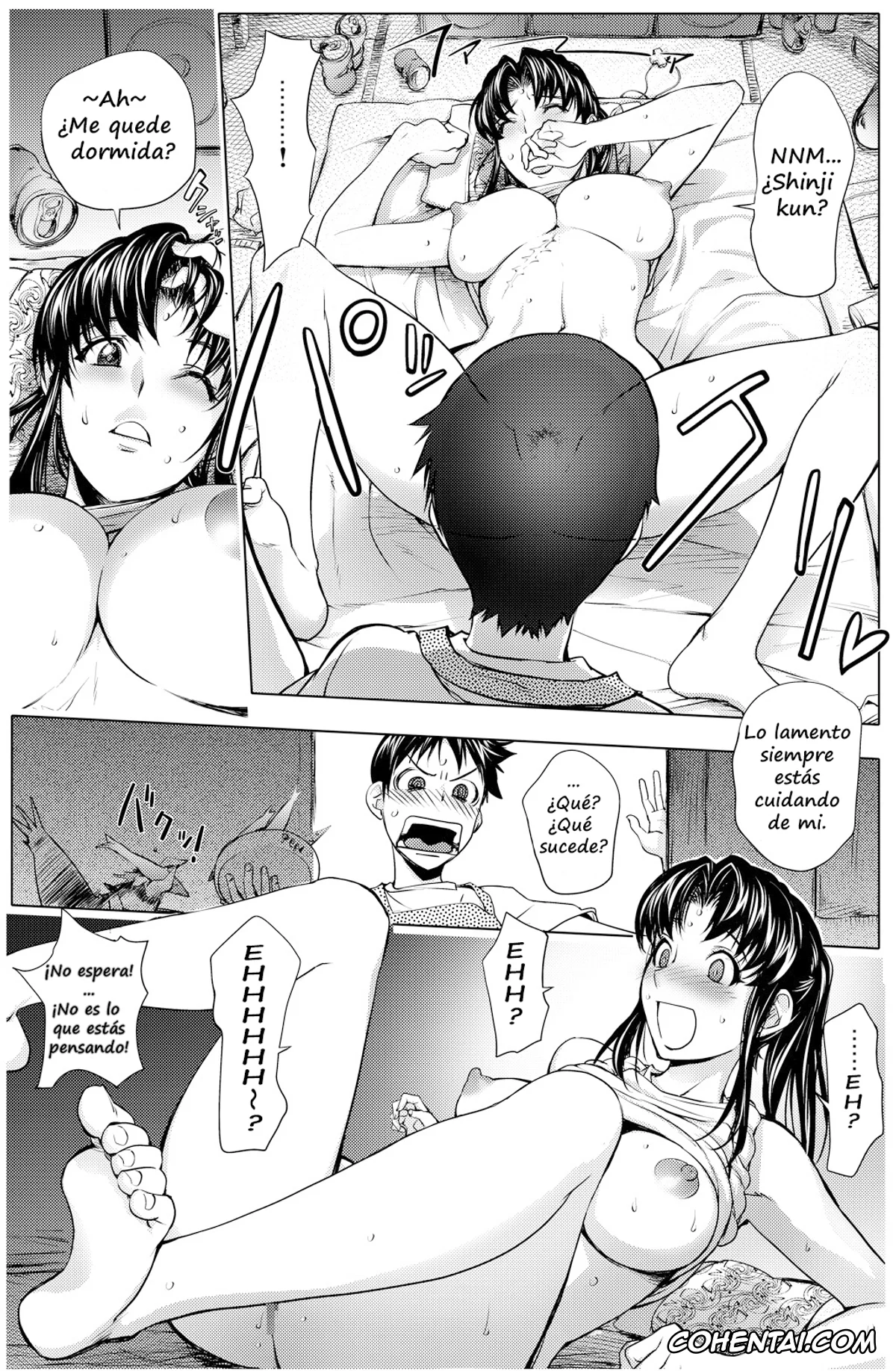 Neon Genesis Evangelion hentai, Kensuke Aida hentai, Misato Katsuragi hentai, Shinji Ikari hentai, Touji Suzuhara hentai, The Prank Night (Neon Genesis Evangelion), pagina 21
