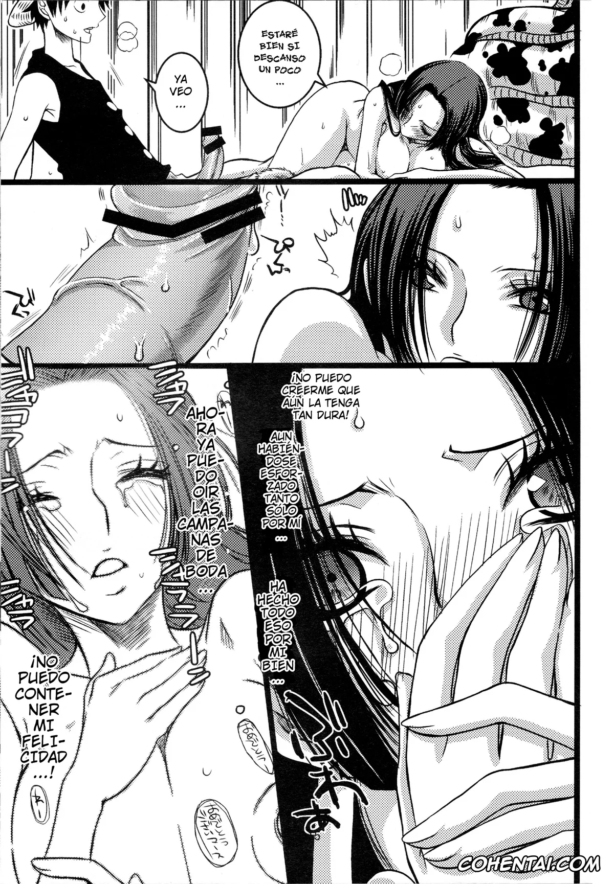 One Piece hentai, Boa Hancock hentai, Monkey D. Luffy hentai, MELLOW (One Piece), pagina 15
