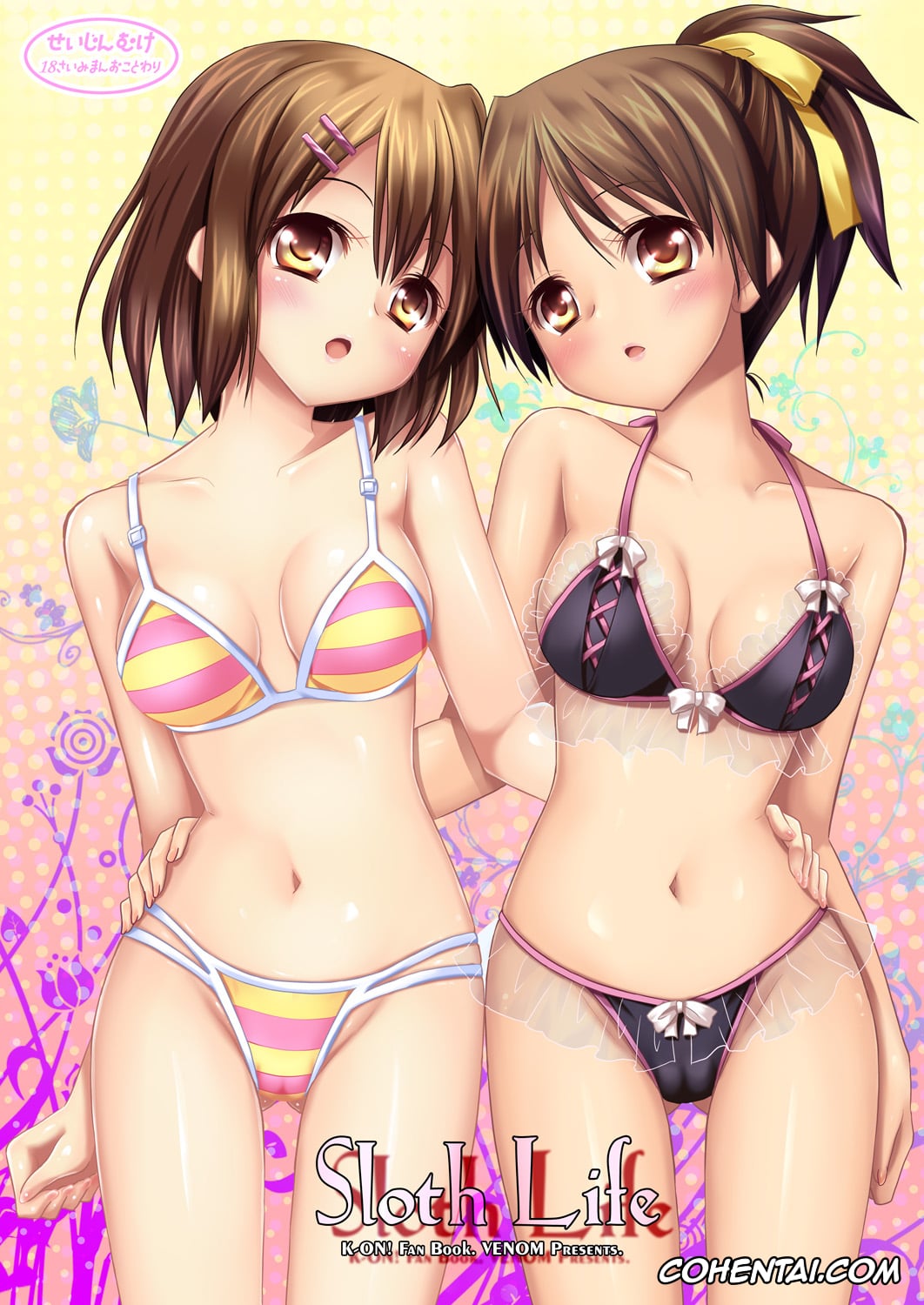 K-ON! xxx, Ui Hirasawa xxx, Yui Hirasawa xxx, Sloth Life (K-ON!), pagina 1
