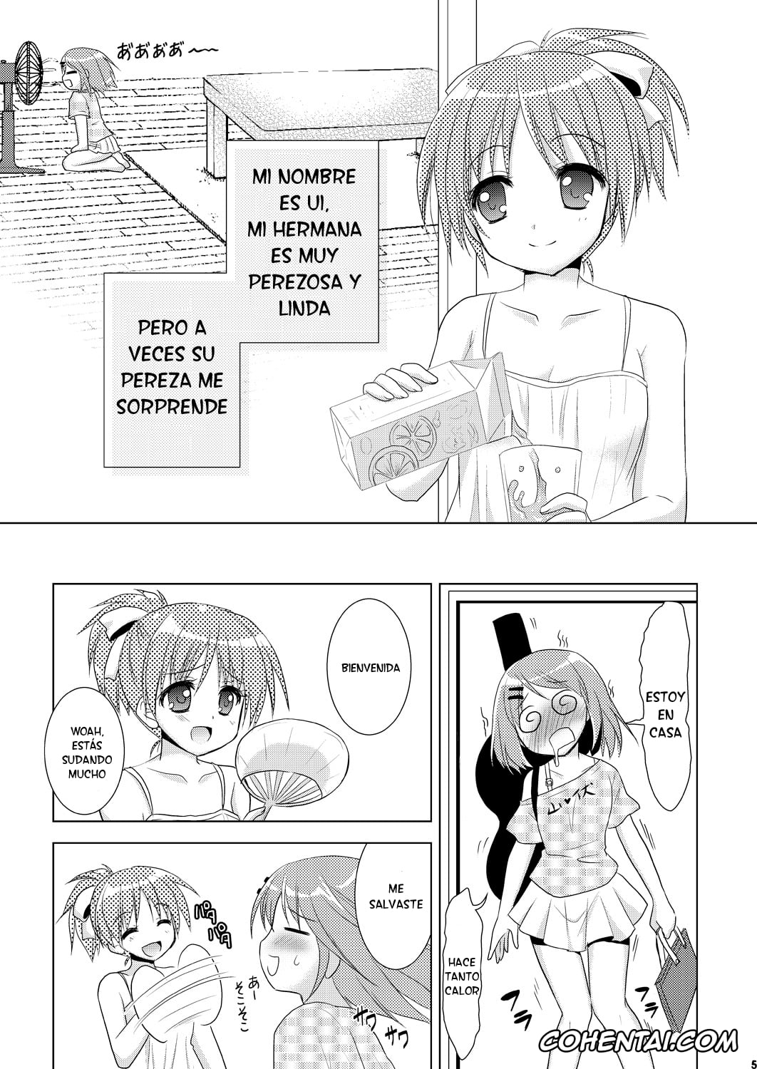 K-ON! xxx, Ui Hirasawa xxx, Yui Hirasawa xxx, Sloth Life (K-ON!), pagina 4