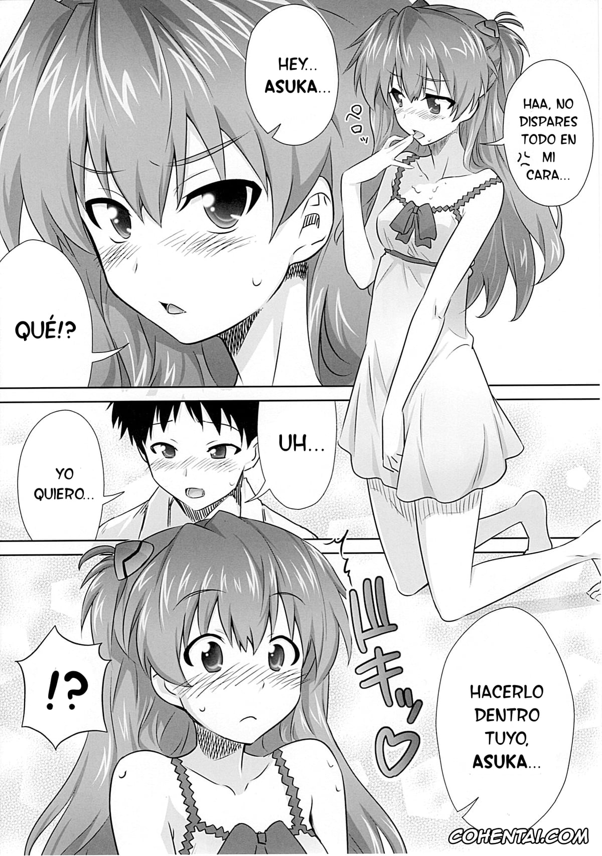 Neon Genesis Evangelion hentai, Asuka Langley Soryu hentai, Rei Ayanami hentai, Shinji Ikari hentai, Asuka no Susume. (Neon Genesis Evangelion), pagina 3