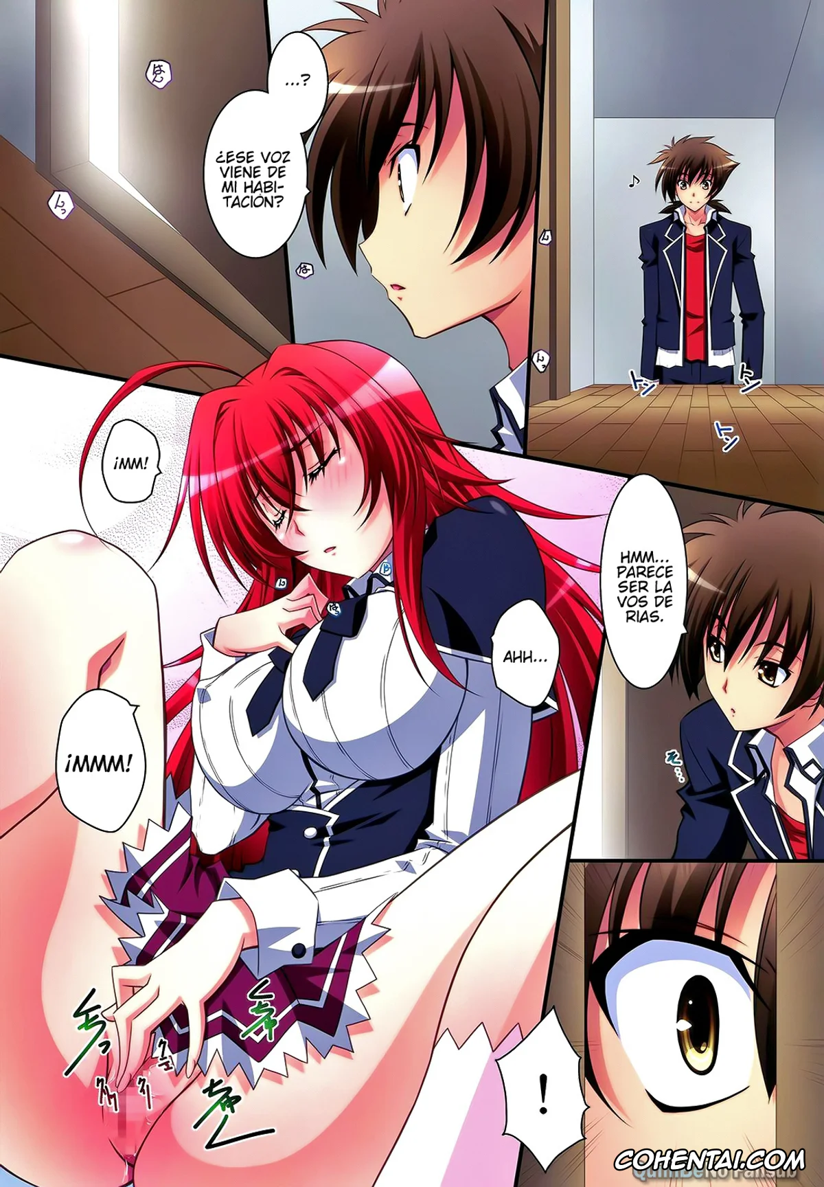 Highschool DxD porno, Issei Hyoudou porno, Rias Gremory porno, Scarlet princess «Rias Daisuki!» (Highschool DxD), pagina 5