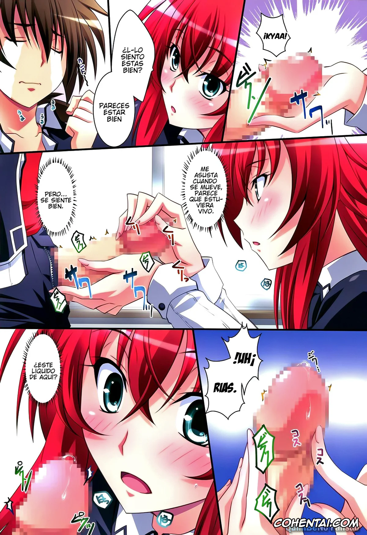 Highschool DxD hentai, Issei Hyoudou hentai, Rias Gremory hentai, Scarlet princess «Rias Daisuki!» (Highschool DxD), pagina 12