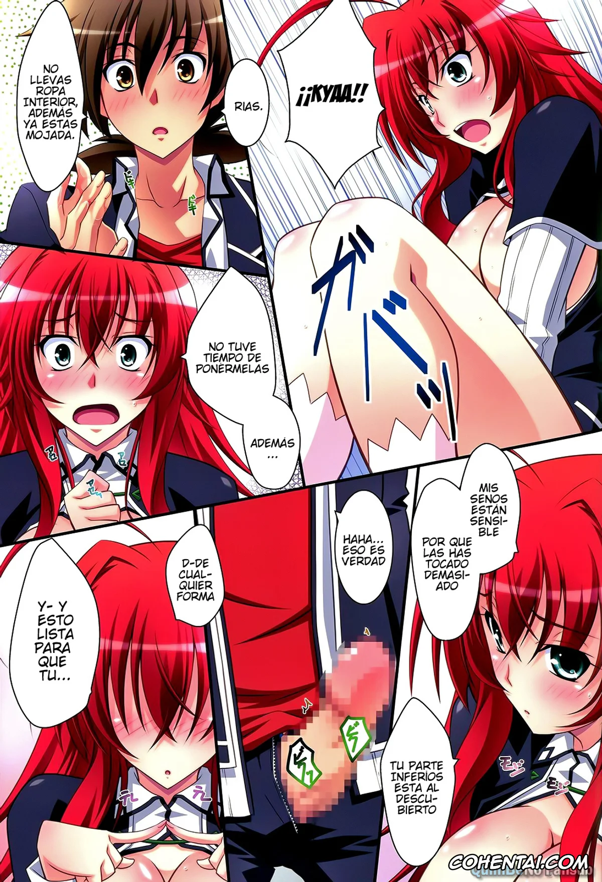 Highschool DxD hentai, Issei Hyoudou hentai, Rias Gremory hentai, Scarlet princess «Rias Daisuki!» (Highschool DxD), pagina 21