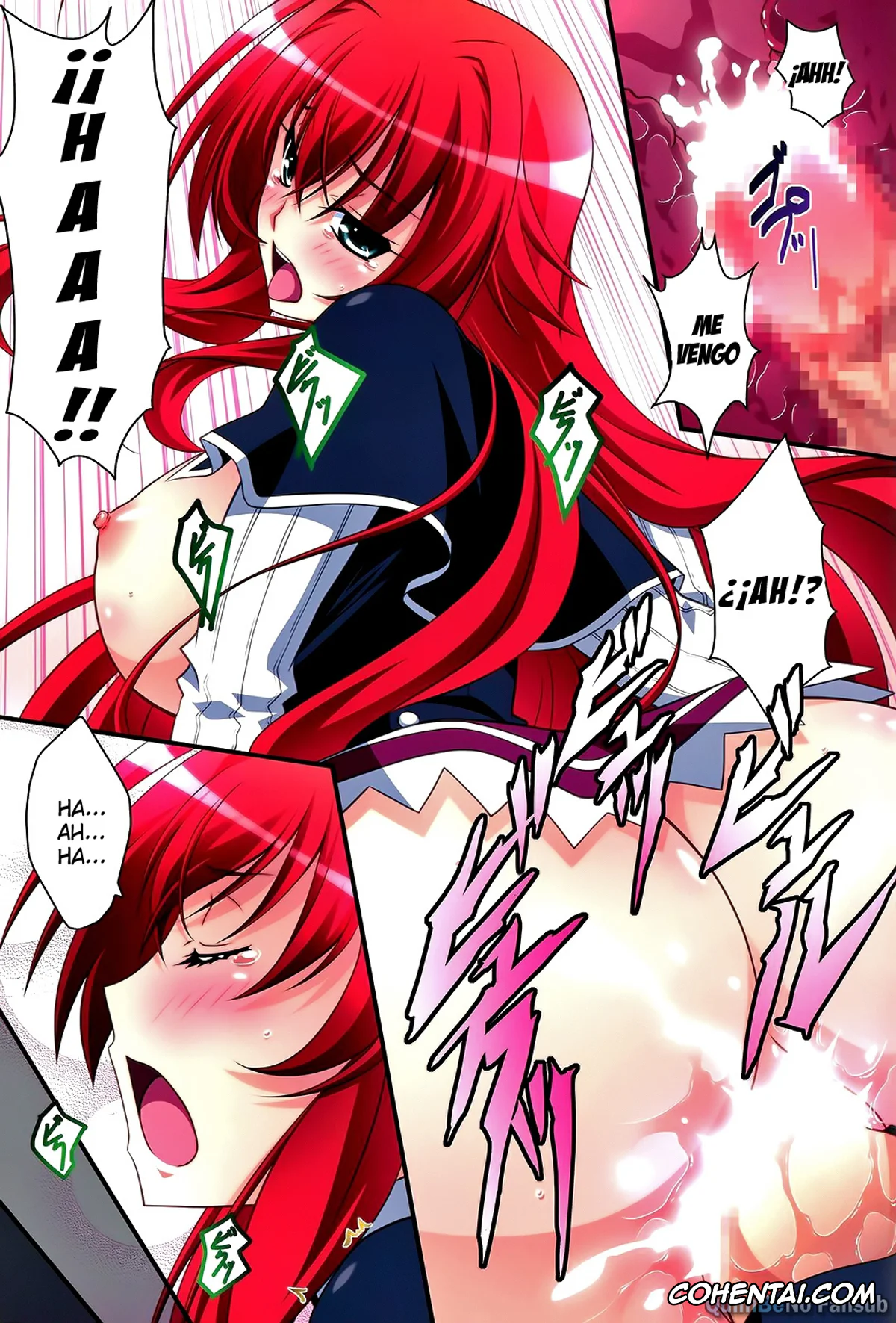 Highschool DxD xxx, Issei Hyoudou xxx, Rias Gremory xxx, Scarlet princess «Rias Daisuki!» (Highschool DxD), pagina 25