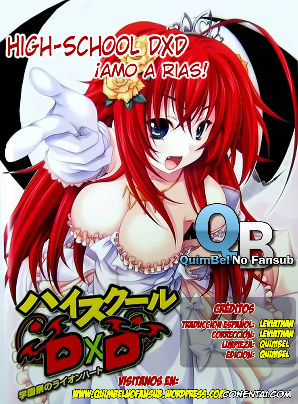 Highschool DxD porno, Issei Hyoudou porno, Rias Gremory porno, Scarlet princess «Rias Daisuki!» (Highschool DxD), pagina 29