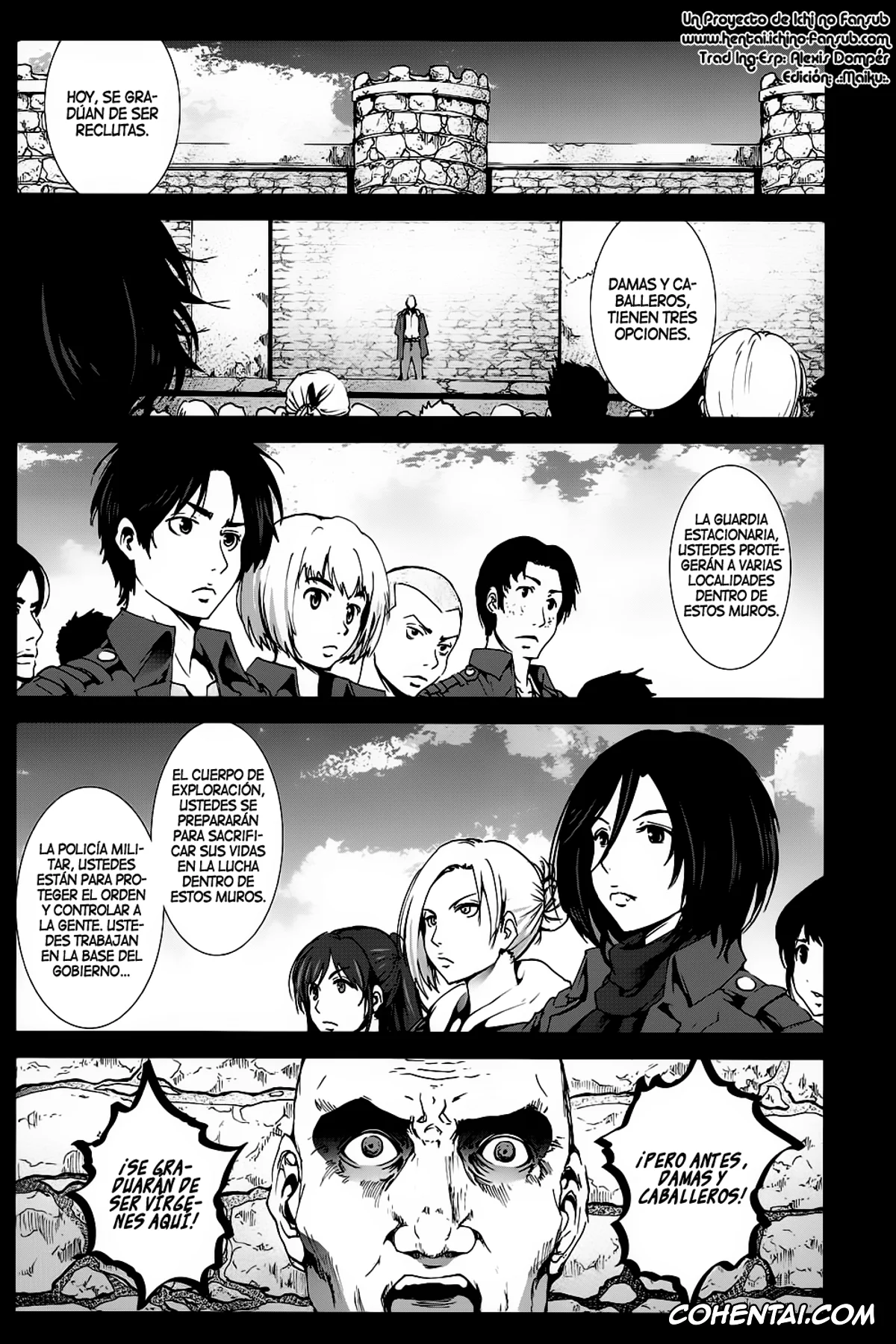 Shingeki No Kyojin | Attack On Titan porno, Annie Leonhart porno, Eren Jaeger porno, Mikasa Ackerman porno, Sasha Blouse porno, Shingeki no Kyokon ~Zenpen~ (Shingeki no Kyojin), pagina 2