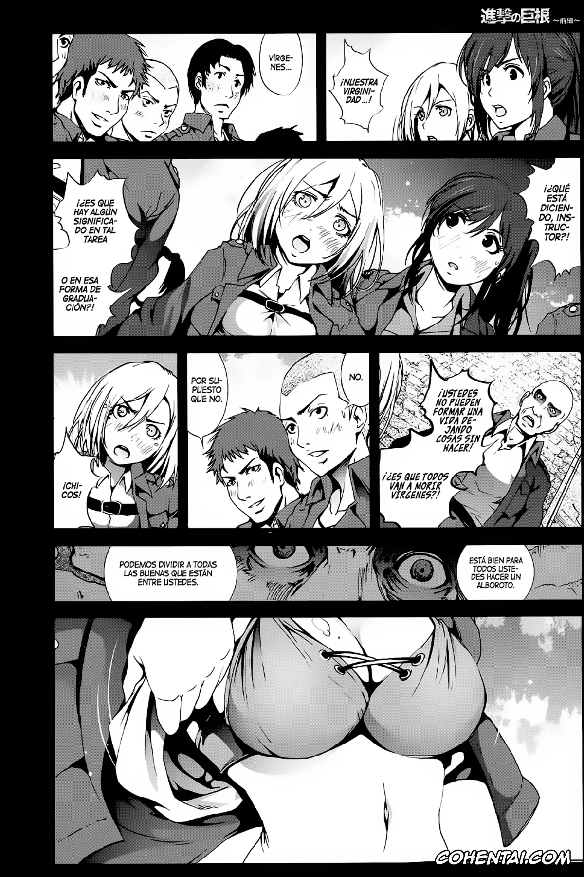 Shingeki No Kyojin | Attack On Titan hentai, Annie Leonhart hentai, Eren Jaeger hentai, Mikasa Ackerman hentai, Sasha Blouse hentai, Shingeki no Kyokon ~Zenpen~ (Shingeki no Kyojin), pagina 3