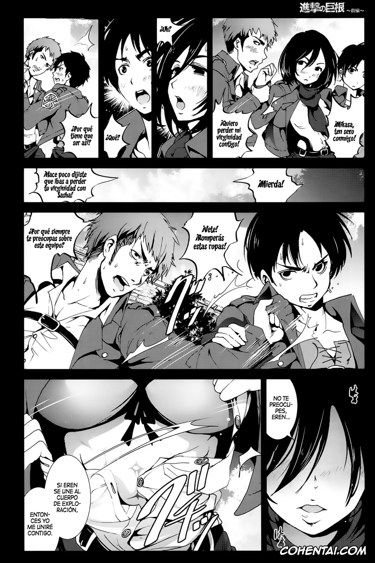 Shingeki No Kyojin | Attack On Titan porno, Annie Leonhart porno, Eren Jaeger porno, Mikasa Ackerman porno, Sasha Blouse porno, Shingeki no Kyokon ~Zenpen~ (Shingeki no Kyojin), pagina 11
