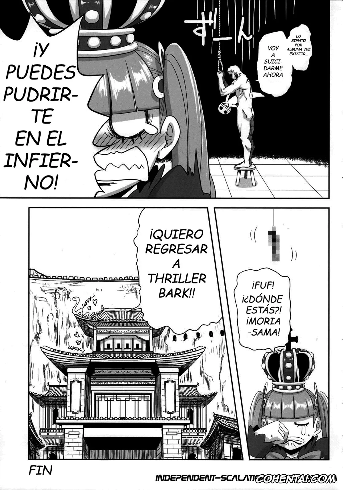 One Piece porno, Boa Hancock porno, Marguerite porno, Monkey D. Luffy porno, Perona porno, Roronoa Zoro porno, THROUGH THE WALL (One Piece), pagina 23