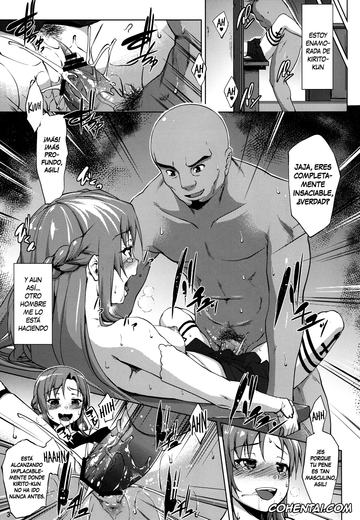 Sword Art Online porno, Asuna Yuuki porno, Kazuto Kirigaya | Kirito porno, Ai no Katachi (Sword Art Online), pagina 2