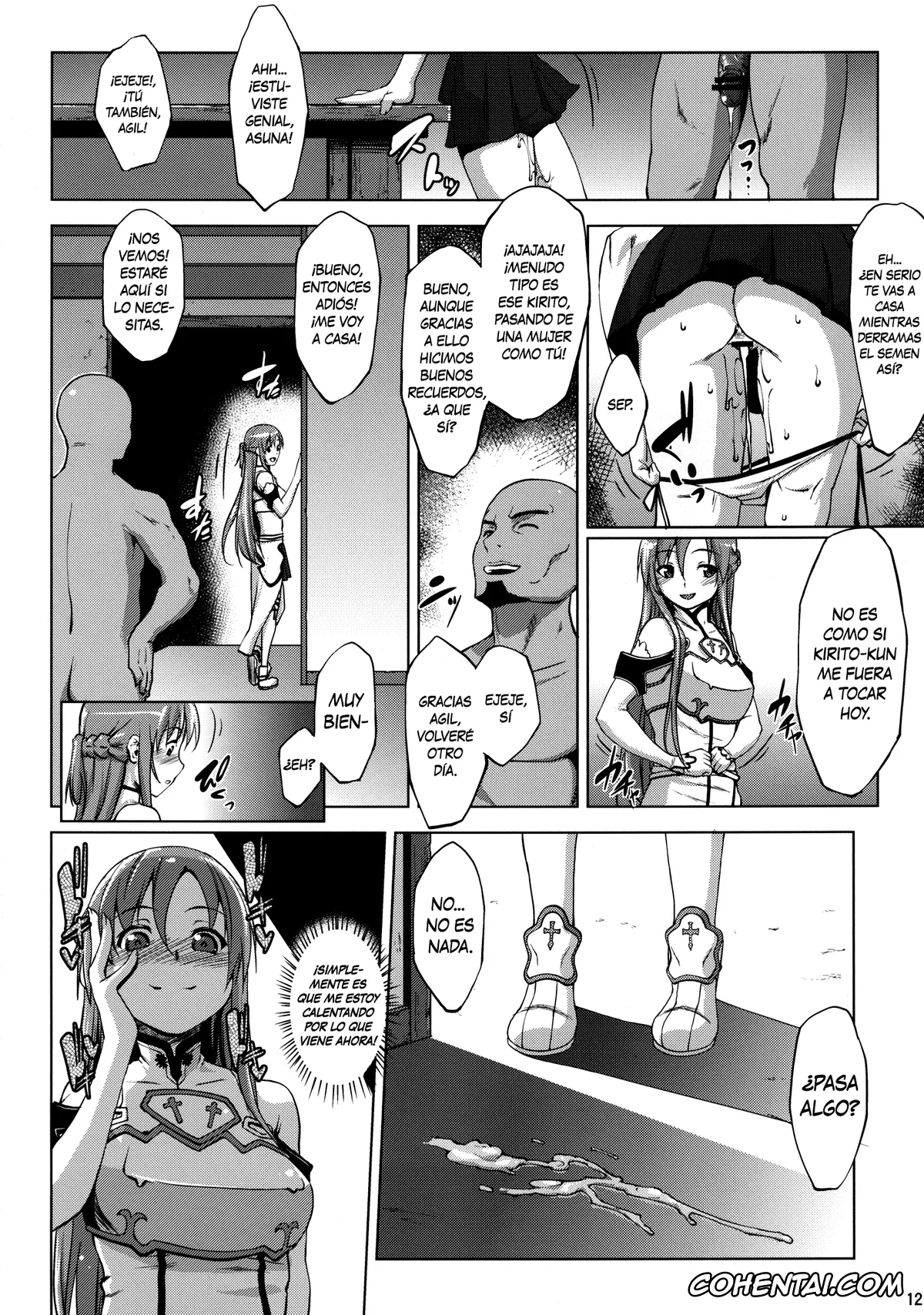 Sword Art Online porno, Asuna Yuuki porno, Kazuto Kirigaya | Kirito porno, Ai no Katachi (Sword Art Online), pagina 11