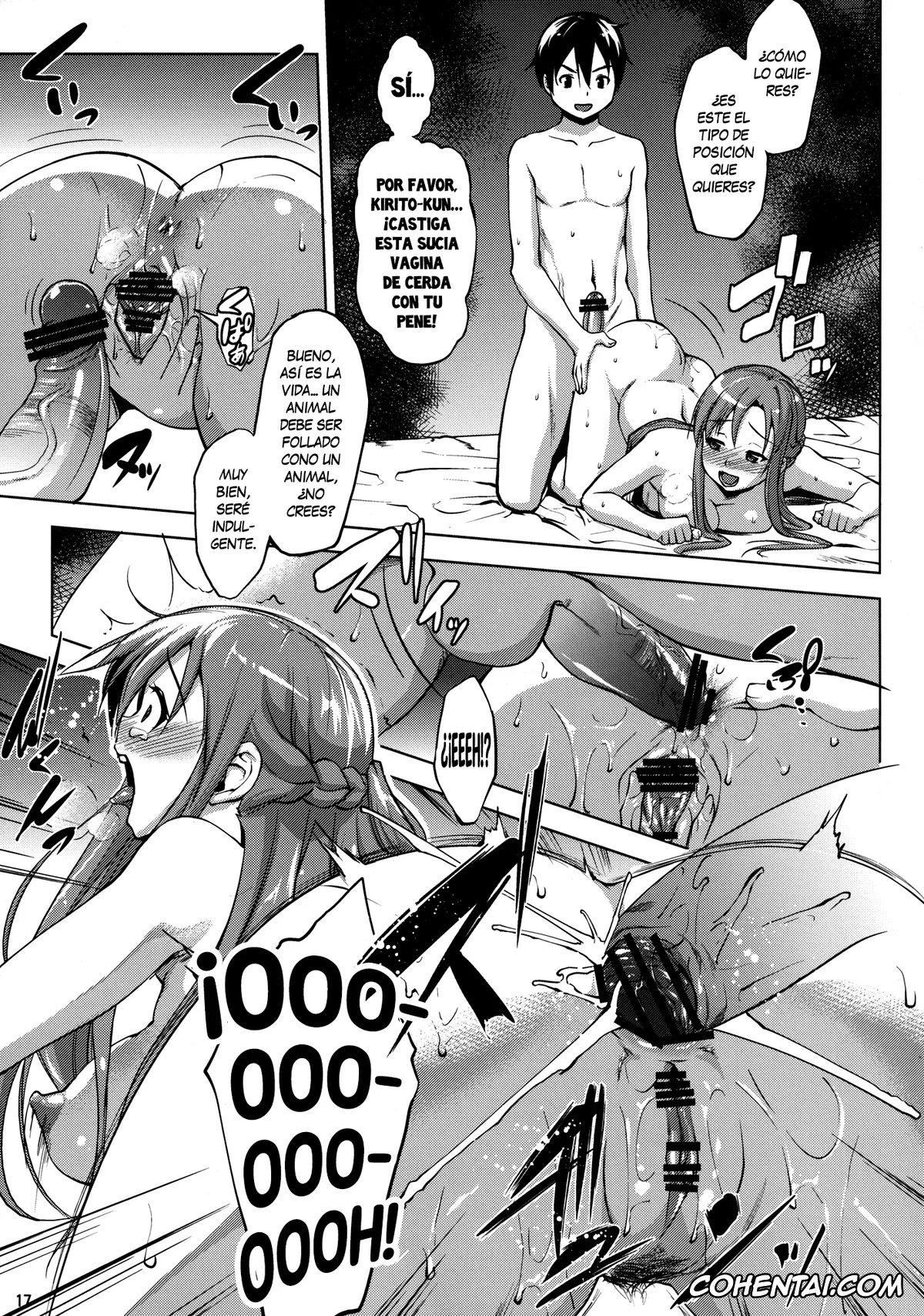 Sword Art Online xxx, Asuna Yuuki xxx, Kazuto Kirigaya | Kirito xxx, Ai no Katachi (Sword Art Online), pagina 16