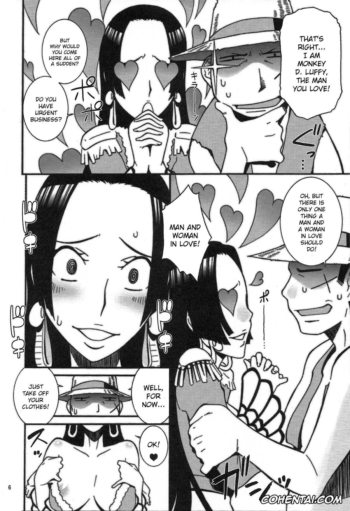 One Piece porno, Boa Hancock porno, Monkey D. Luffy porno, Nami porno, Nico Robin porno, NyanNyan Hebihime 2 (One Piece), pagina 5