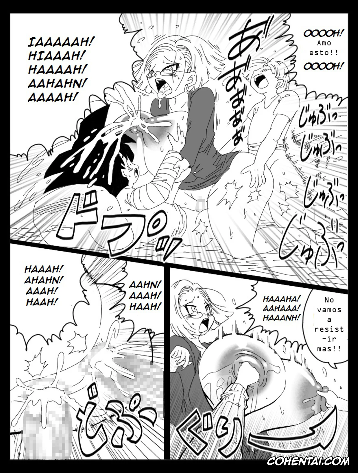 Dragon Ball Z hentai, Android 18 hentai, Bulma Briefs hentai, Master Roshi hentai, Son Goten hentai, Trunks Briefs hentai, Videl hentai, Dragon Road Mousaku Gekijou 3 (Dragon Ball Z), pagina 18