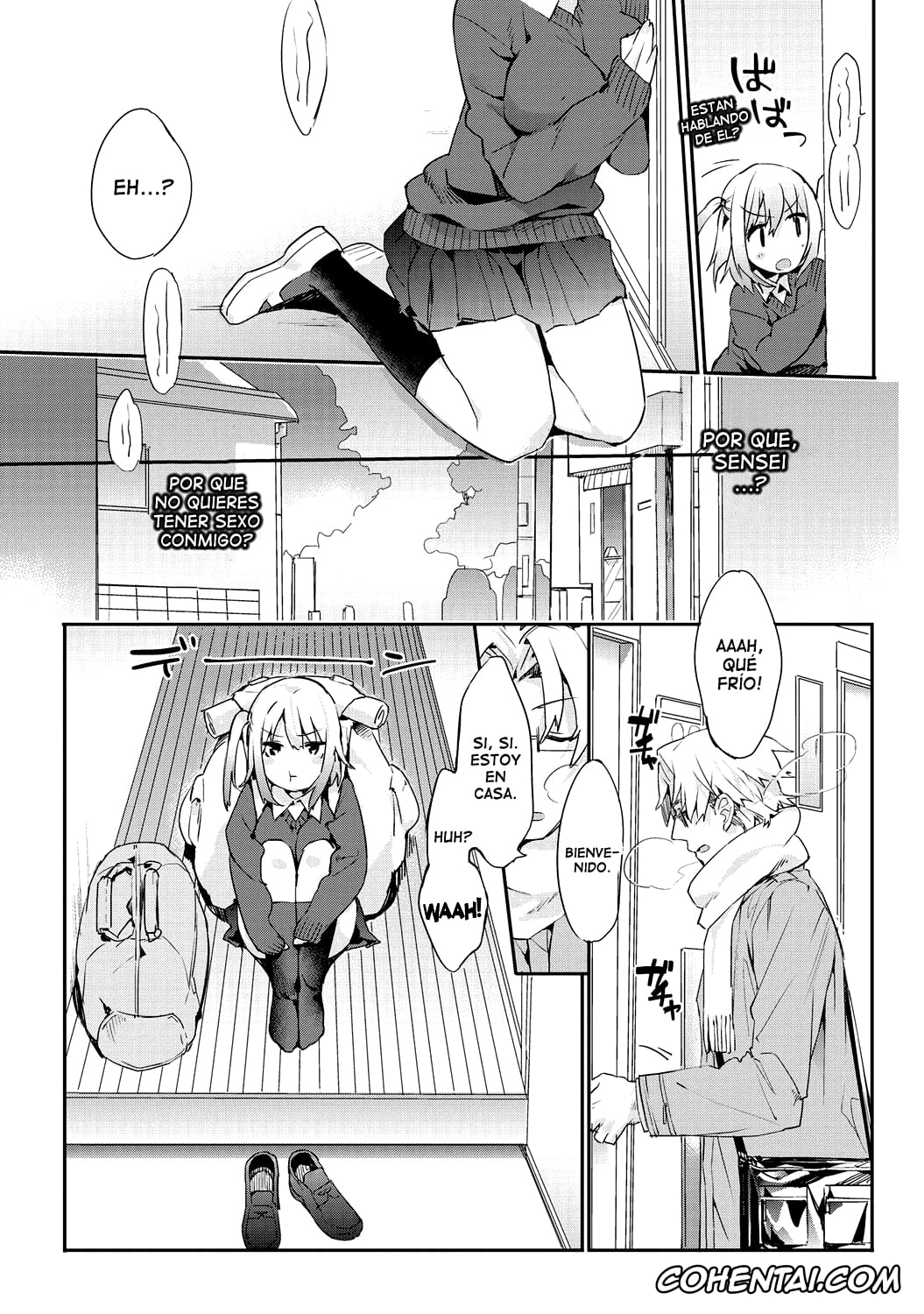 Revistas hentai, COMIC Anthurium hentai, Kocchi Muite! Sensei (COMIC Anthurium 001 2013-05), pagina 9