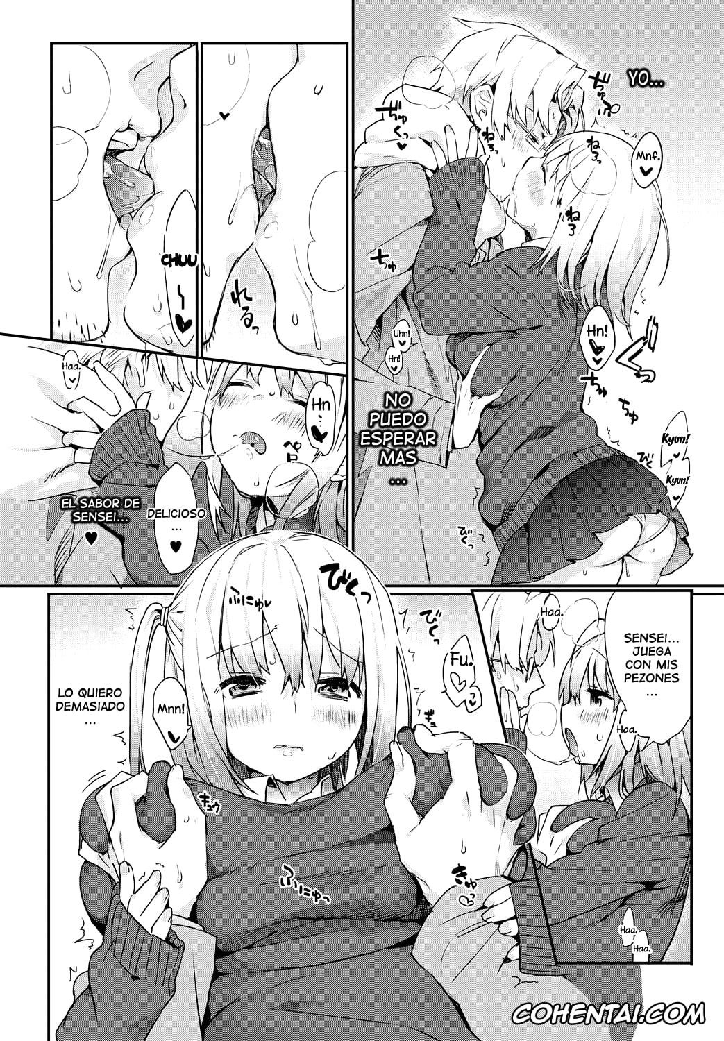 Revistas hentai, COMIC Anthurium hentai, Kocchi Muite! Sensei (COMIC Anthurium 001 2013-05), pagina 12