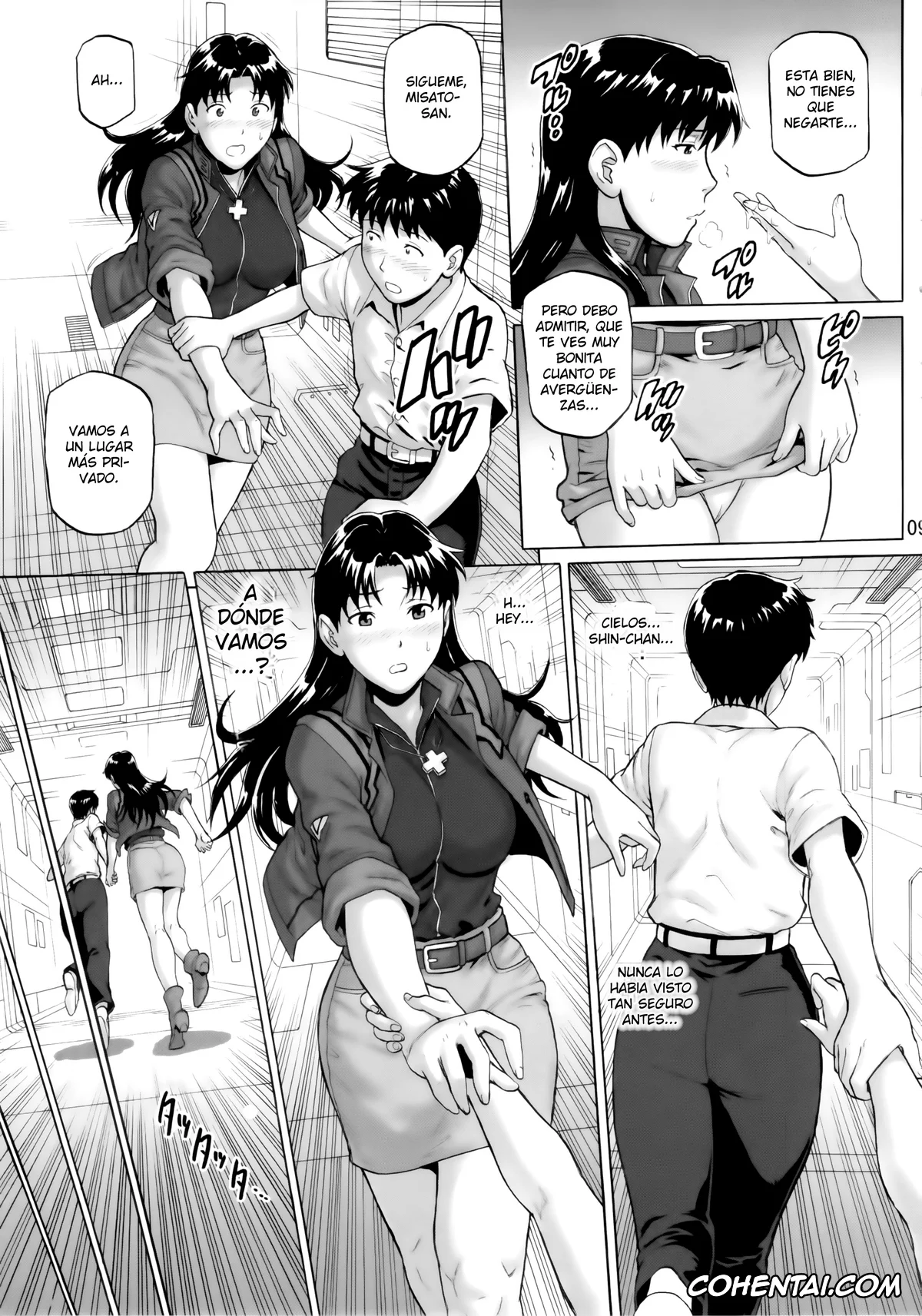 Neon Genesis Evangelion porno, Misato Katsuragi porno, Shinji Ikari porno, Sakashima no Uta (Neon Genesis Evangelion), pagina 8