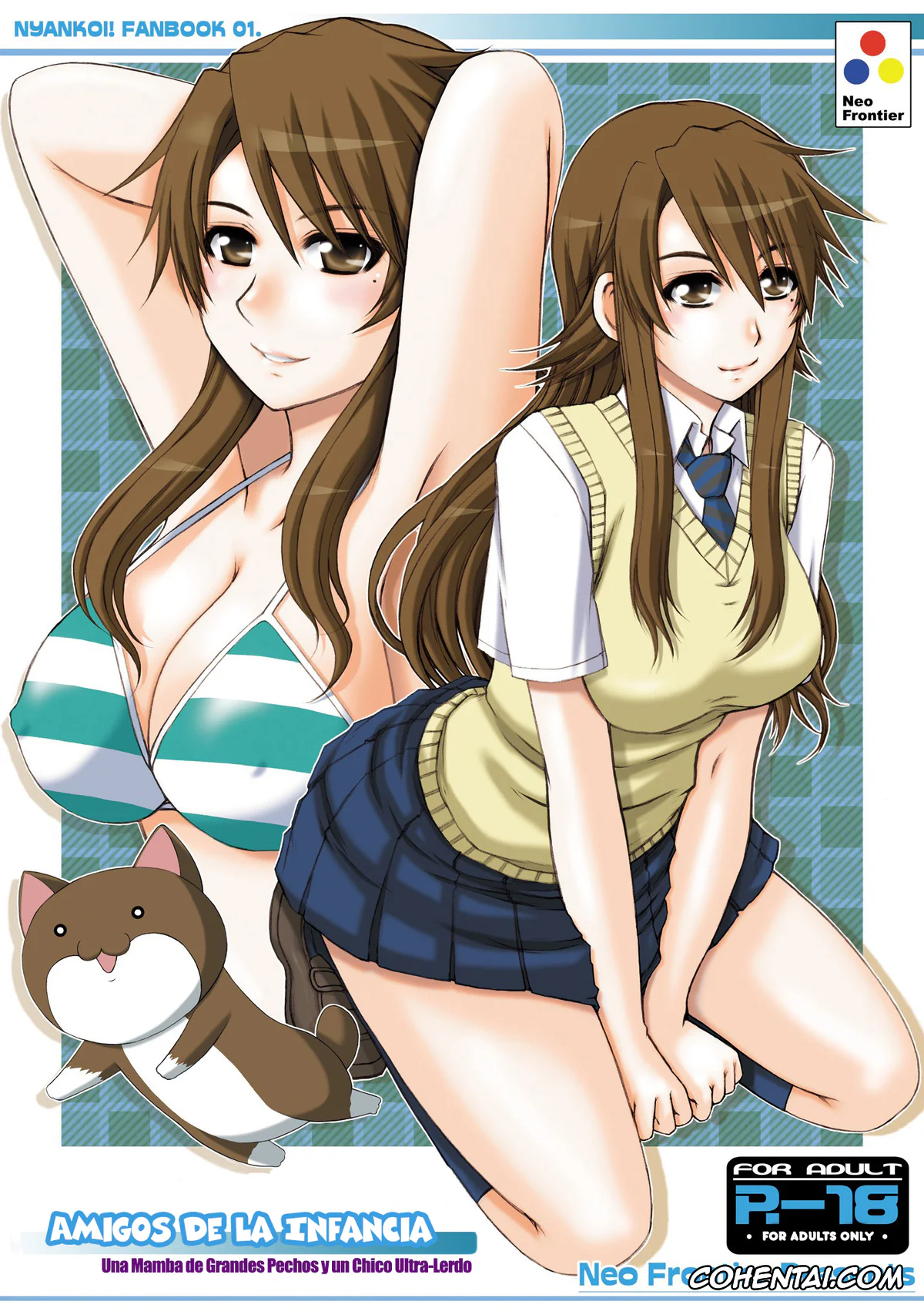 Nyan Koi xxx, Junpei Kousaka xxx, Kanako Sumiyoshi xxx, Osananajimi Kyonyuu Mamba to Gekinibuotoko (Nyan Koi !), pagina 1