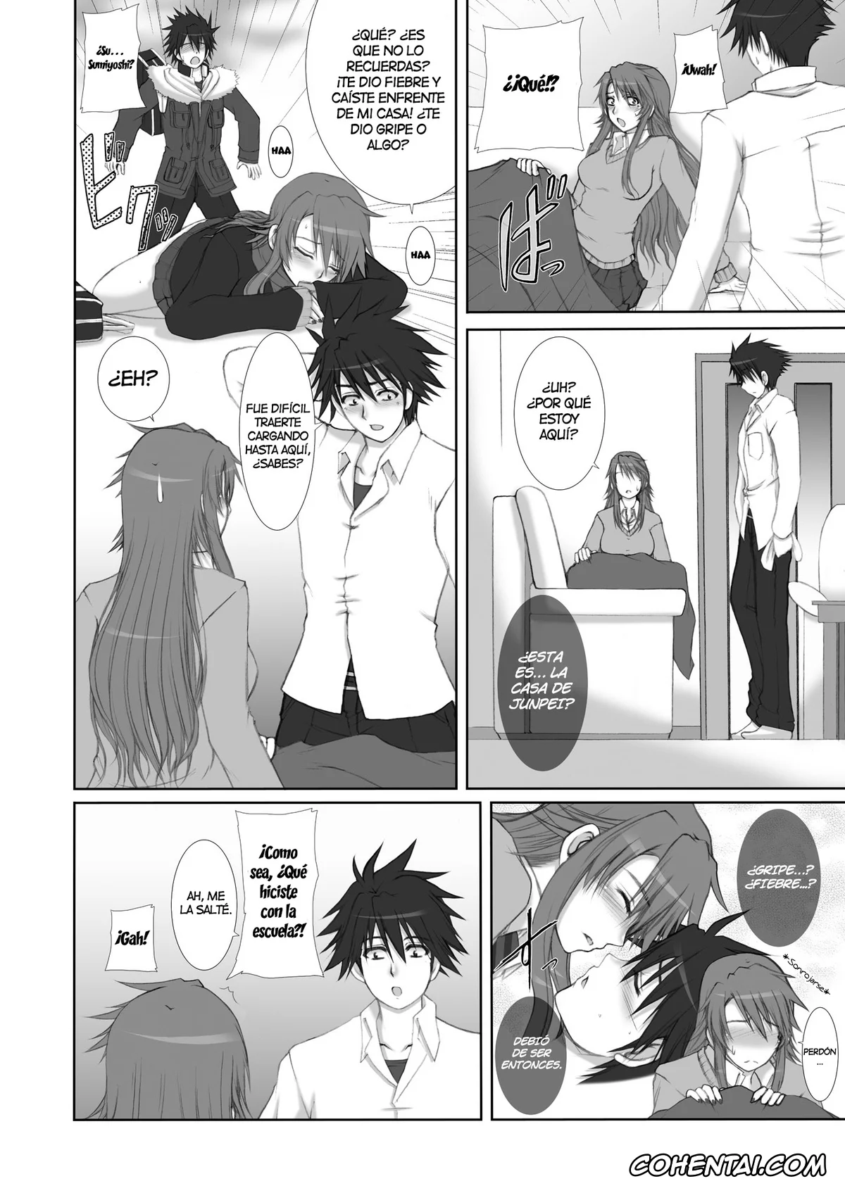 Nyan Koi xxx, Junpei Kousaka xxx, Kanako Sumiyoshi xxx, Osananajimi Kyonyuu Mamba to Gekinibuotoko (Nyan Koi !), pagina 7