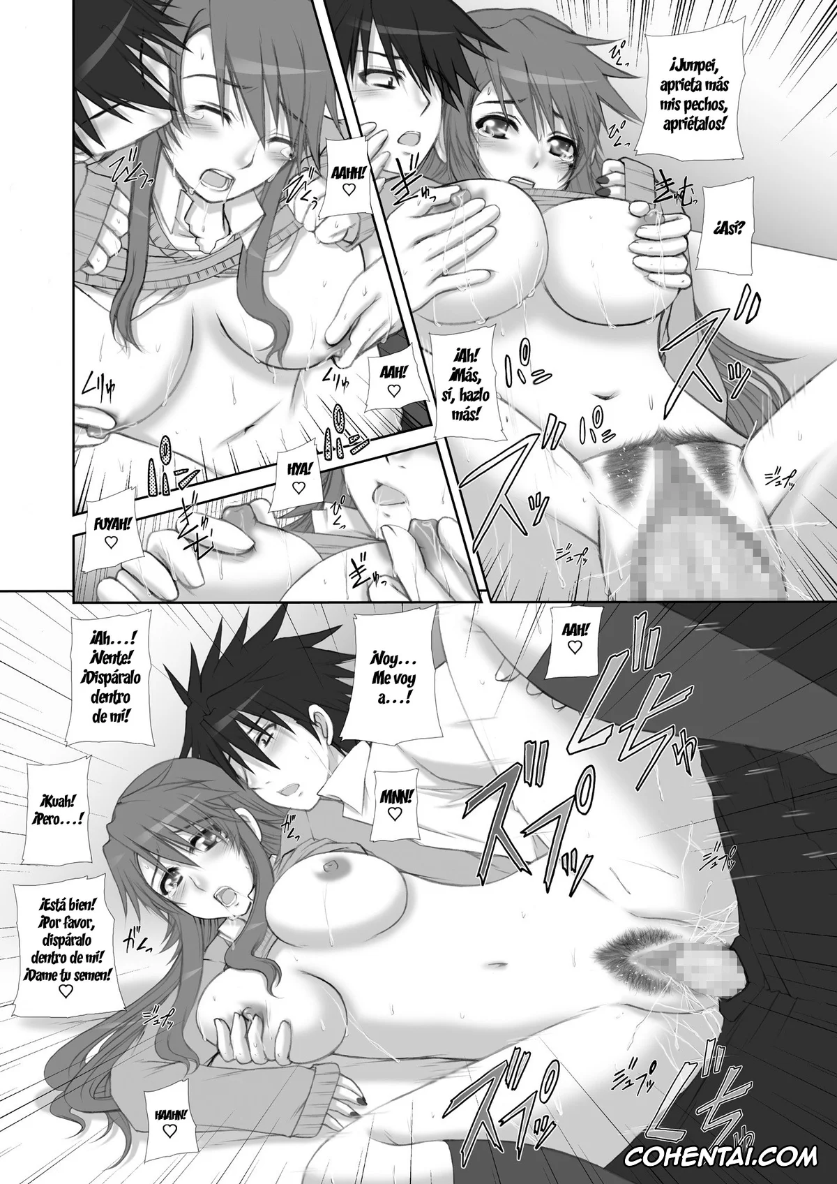 Nyan Koi porno, Junpei Kousaka porno, Kanako Sumiyoshi porno, Osananajimi Kyonyuu Mamba to Gekinibuotoko (Nyan Koi !), pagina 14