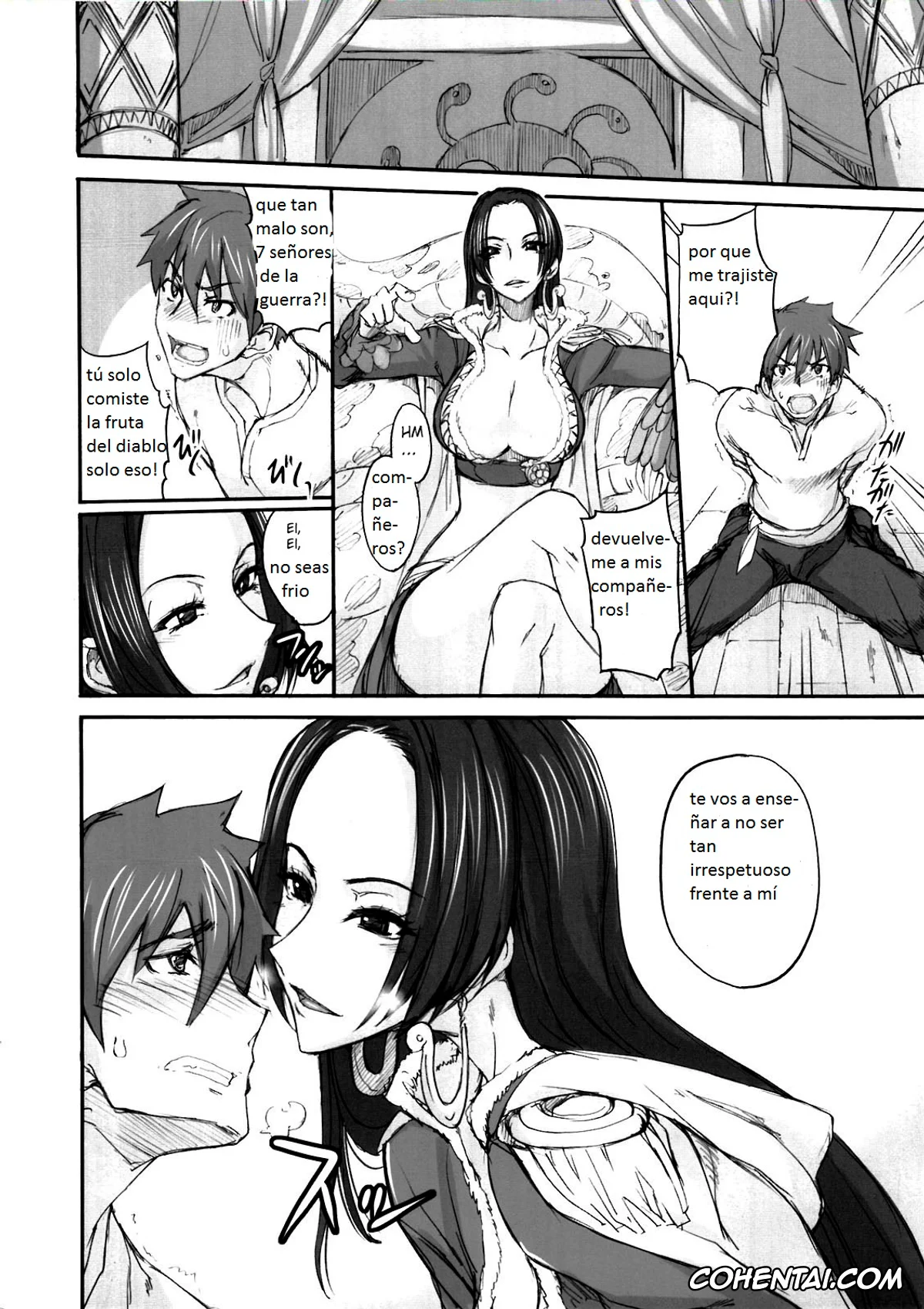 One Piece hentai, Boa Hancock hentai, Grandline Chronicle Jazetsu (One Piece), pagina 3