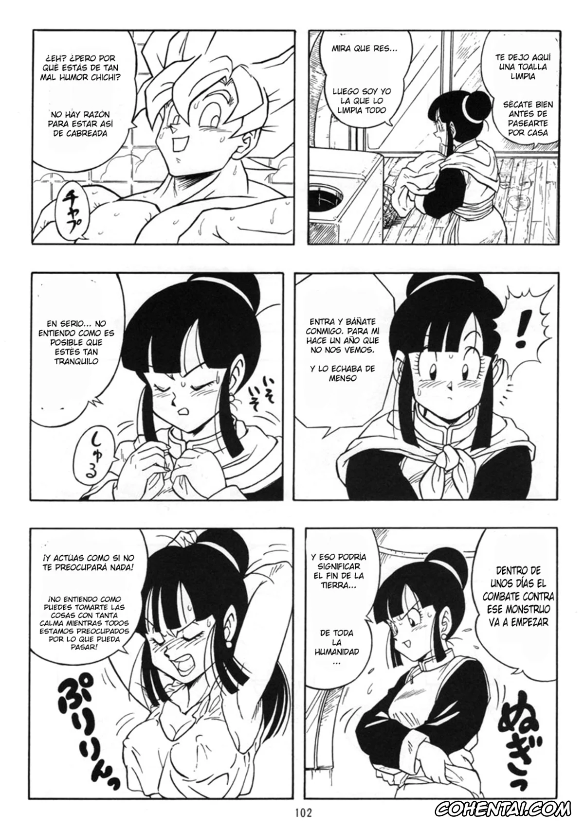 Dragon Ball Z hentai, Chi Chi hentai, Son Goku hentai, Dragon Ball H Kenichi (Dragon Ball Z), pagina 3