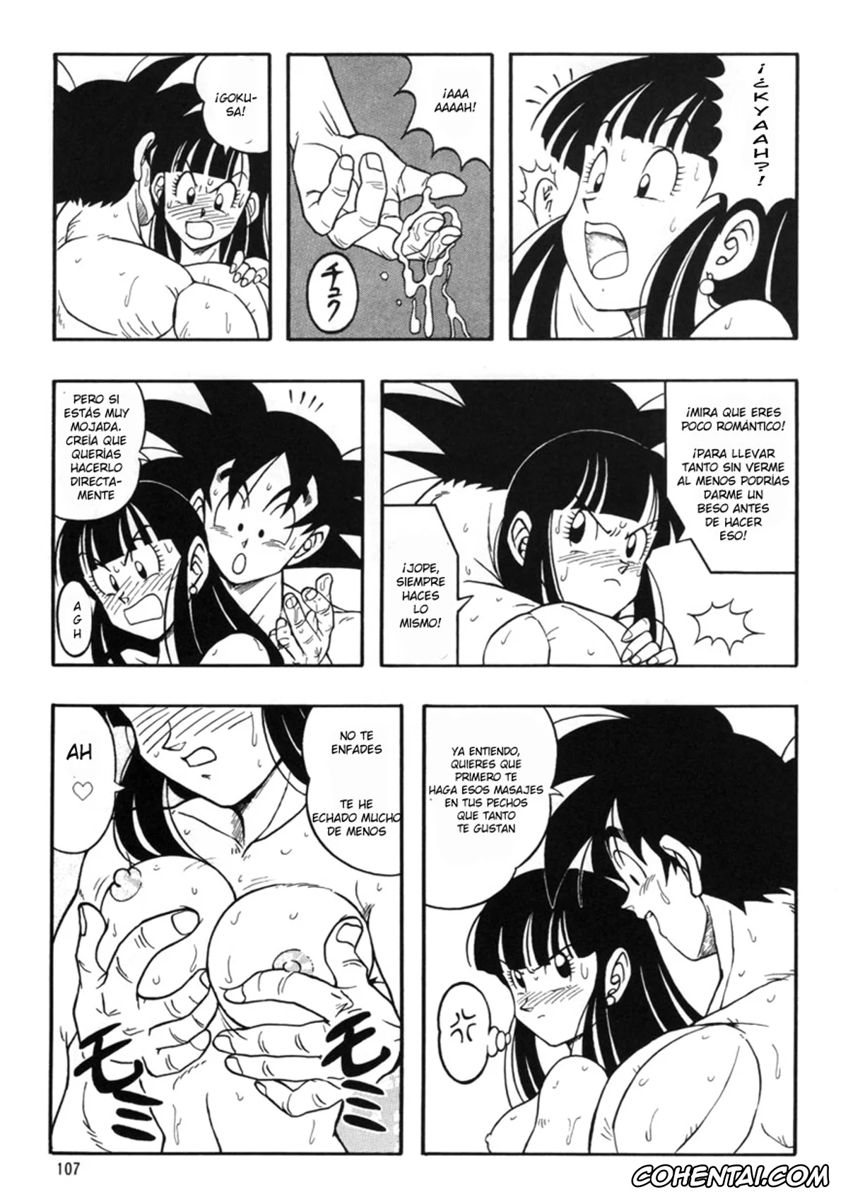 Dragon Ball Z porno, Chi Chi porno, Son Goku porno, Dragon Ball H Kenichi (Dragon Ball Z), pagina 8