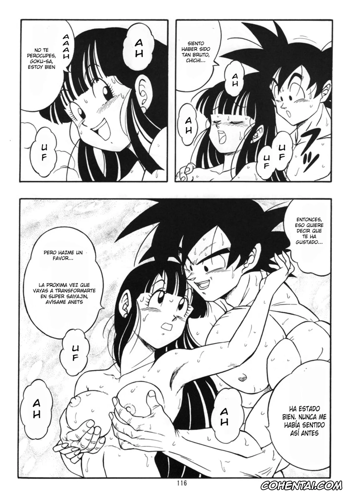 Dragon Ball Z porno, Chi Chi porno, Son Goku porno, Dragon Ball H Kenichi (Dragon Ball Z), pagina 17