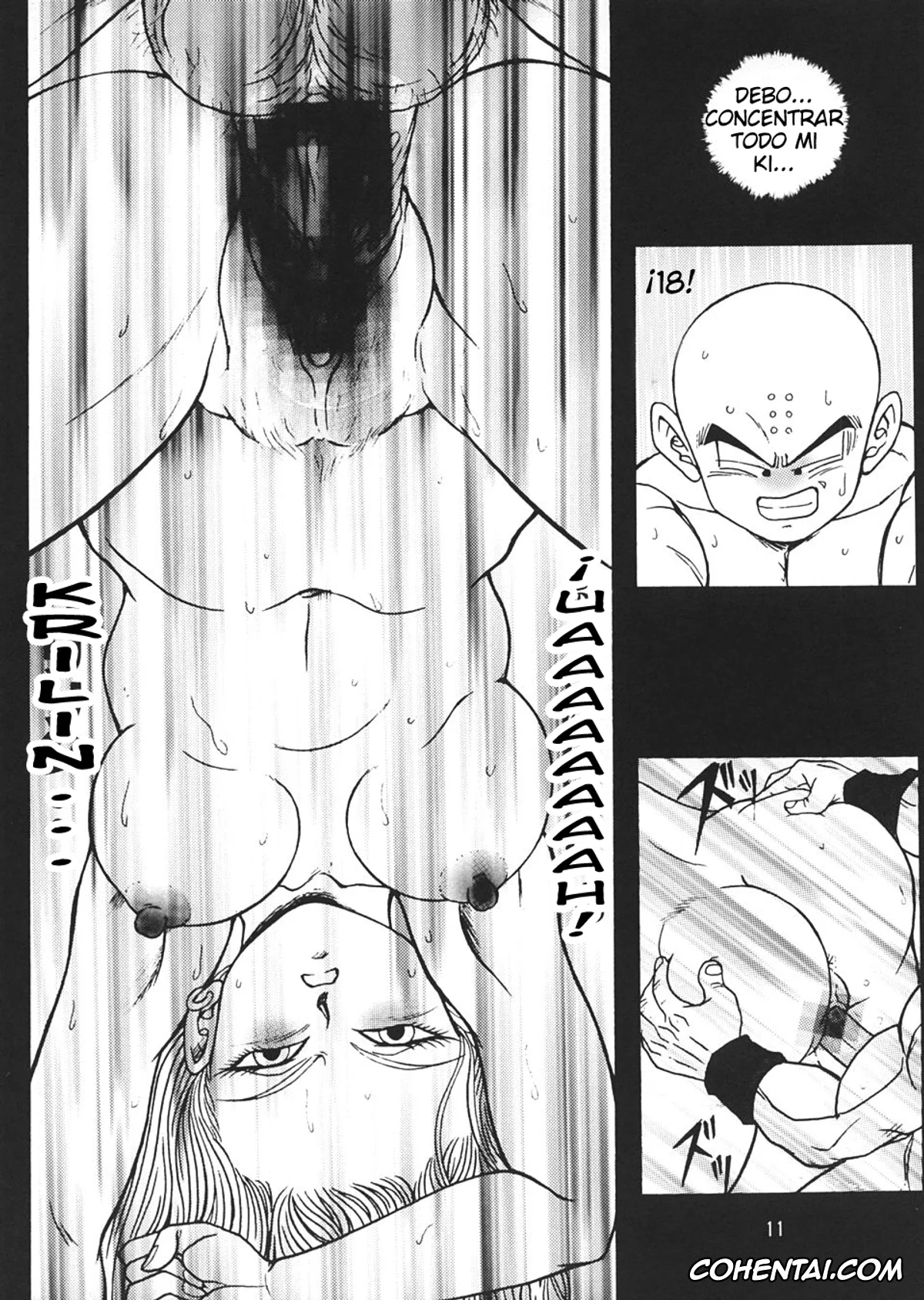 Dragon Ball Z xxx, Android 18 xxx, Bulma Briefs xxx, Chi Chi xxx, Krillin xxx, Son Gohan xxx, Son Goku xxx, Vegeta xxx, Videl xxx, Dragon Ball H (Maguwai) (Dragon Ball Z), pagina 10