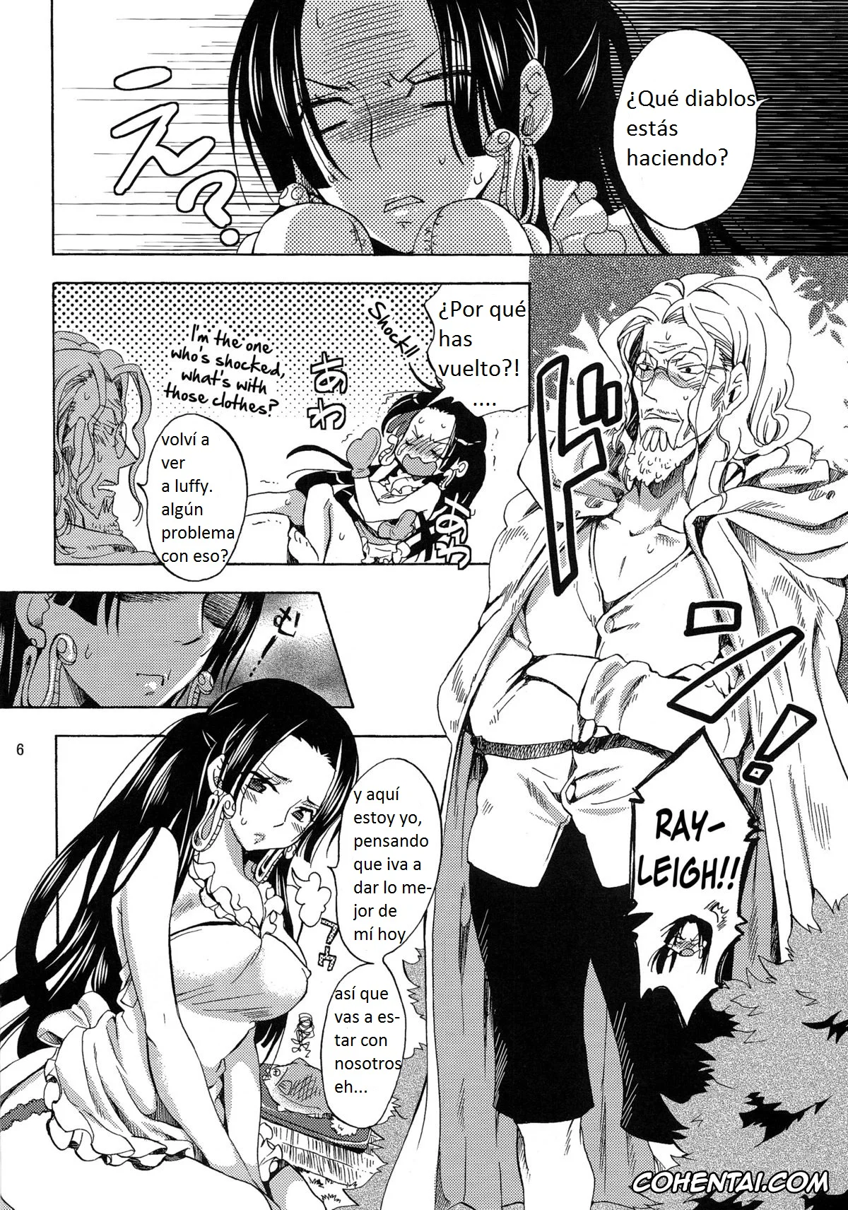 One Piece xxx, Boa Hancock xxx, Monkey D. Luffy xxx, Nyougashima Yori Warawa o Todoke ni Mairimasu! (One Piece), pagina 4