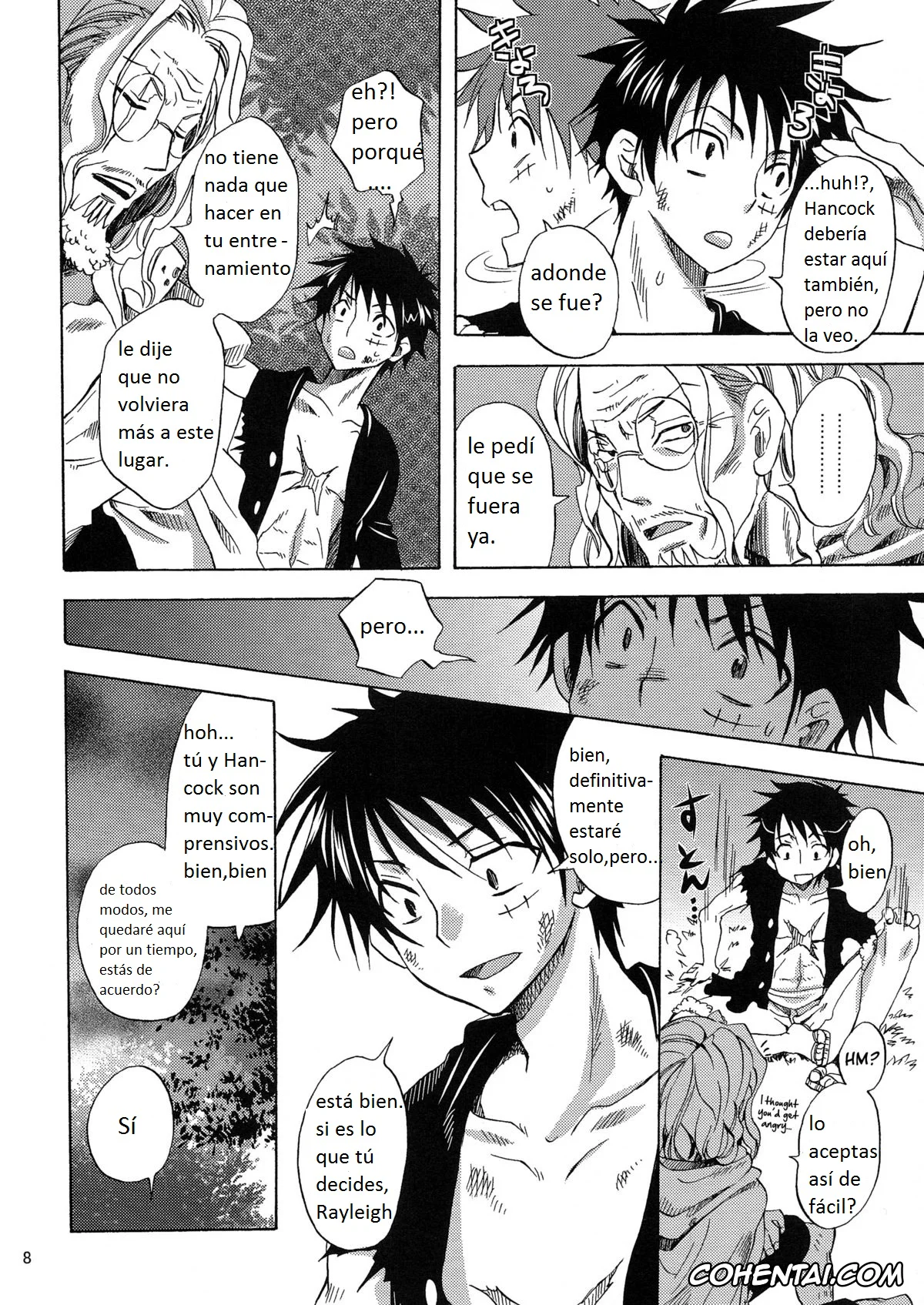 One Piece hentai, Boa Hancock hentai, Monkey D. Luffy hentai, Nyougashima Yori Warawa o Todoke ni Mairimasu! (One Piece), pagina 6