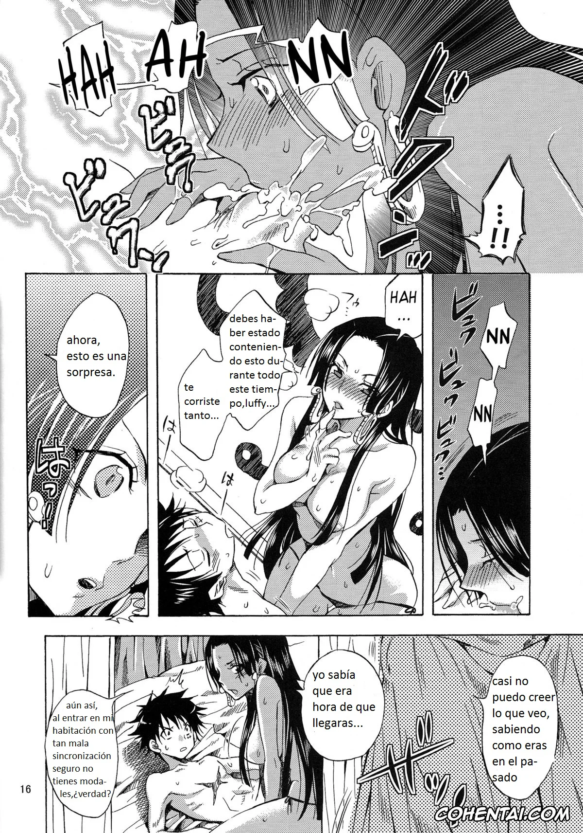 One Piece porno, Boa Hancock porno, Monkey D. Luffy porno, Nyougashima Yori Warawa o Todoke ni Mairimasu! (One Piece), pagina 14