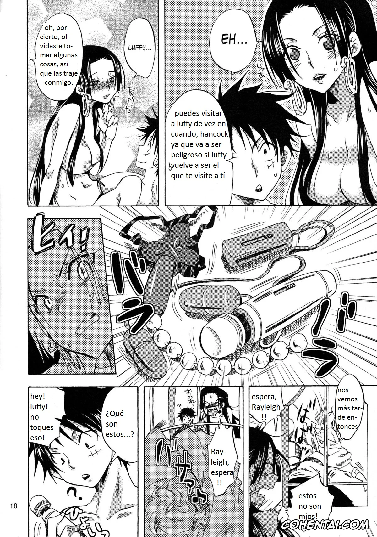 One Piece xxx, Boa Hancock xxx, Monkey D. Luffy xxx, Nyougashima Yori Warawa o Todoke ni Mairimasu! (One Piece), pagina 16