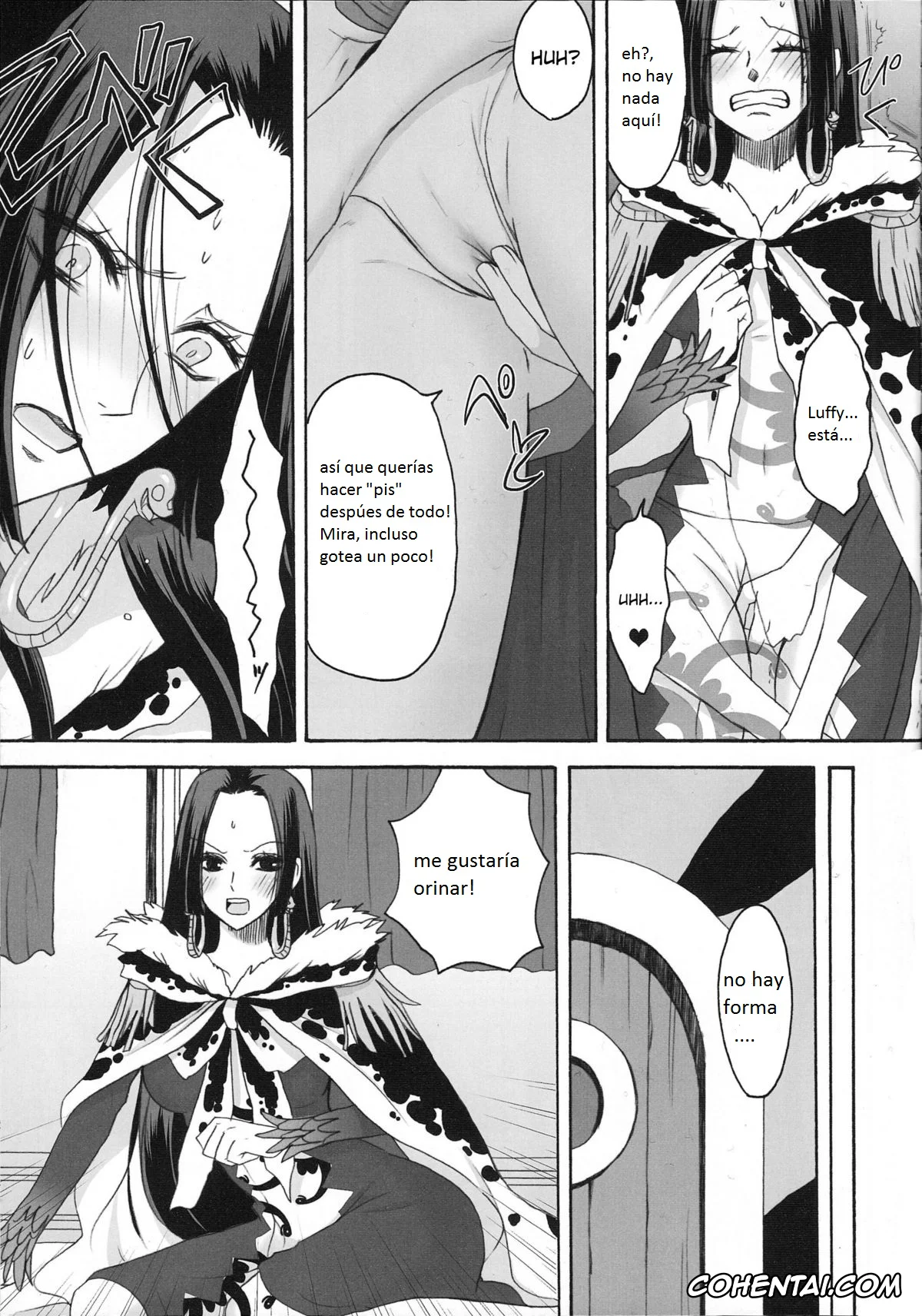One Piece xxx, Boa Hancock xxx, Monkey D. Luffy xxx, Hebihime wa Itsudemo Hurricane (One Piece), pagina 4