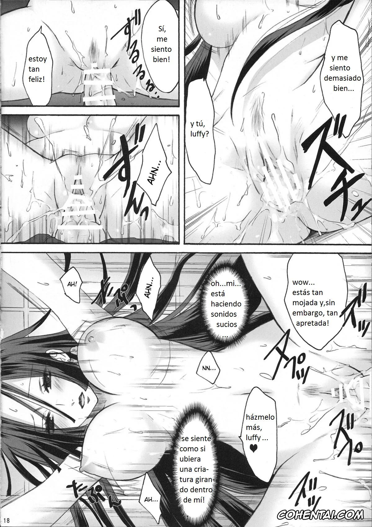 One Piece hentai, Boa Hancock hentai, Monkey D. Luffy hentai, Hebihime wa Itsudemo Hurricane (One Piece), pagina 15