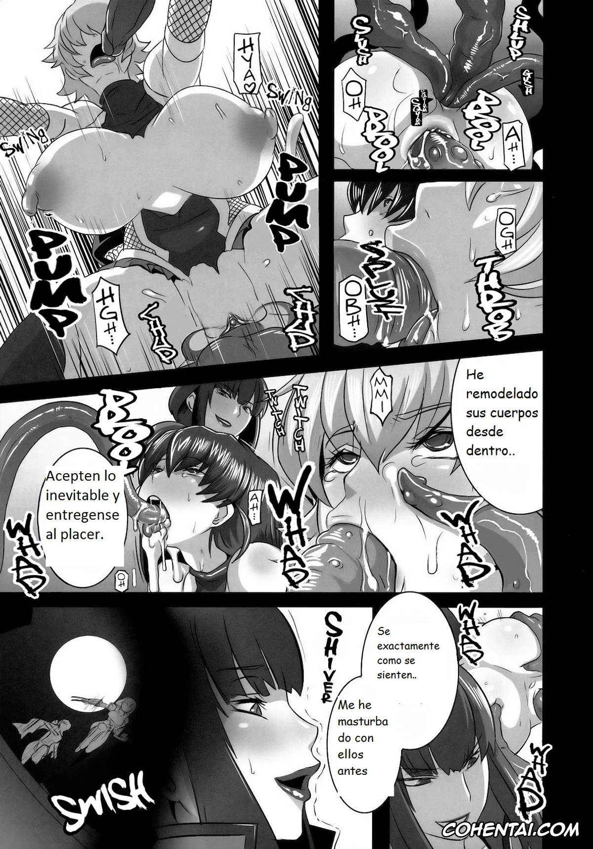 Taimanin Asagi porno, Oboro porno, Akujobon (Taimanin Asagi), pagina 5