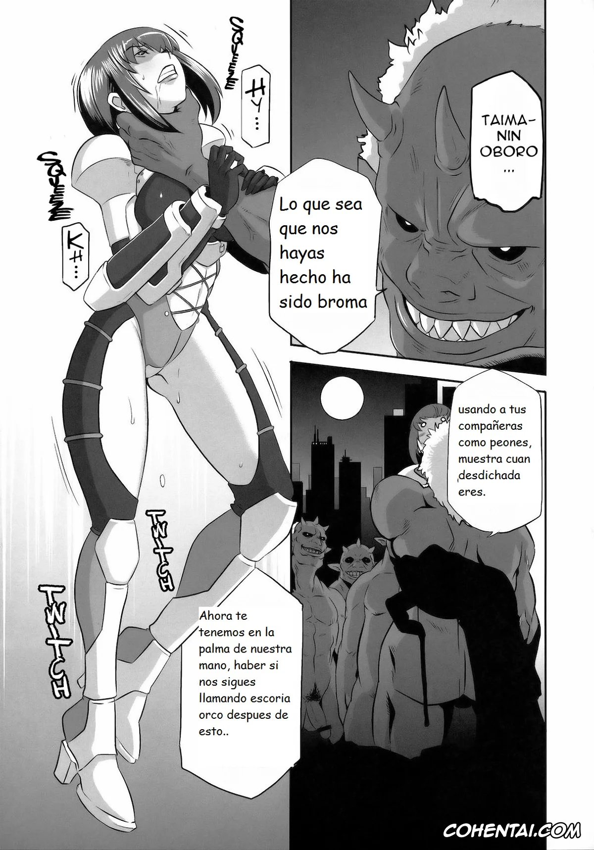 Taimanin Asagi hentai, Oboro hentai, Akujobon (Taimanin Asagi), pagina 9
