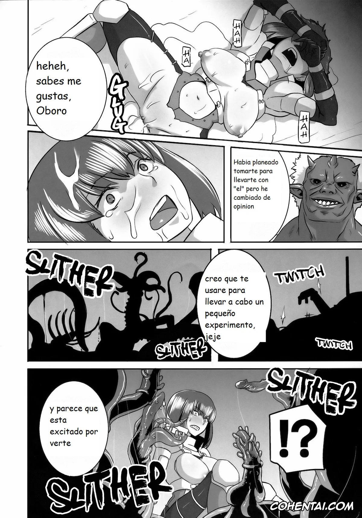 Taimanin Asagi xxx, Oboro xxx, Akujobon (Taimanin Asagi), pagina 28